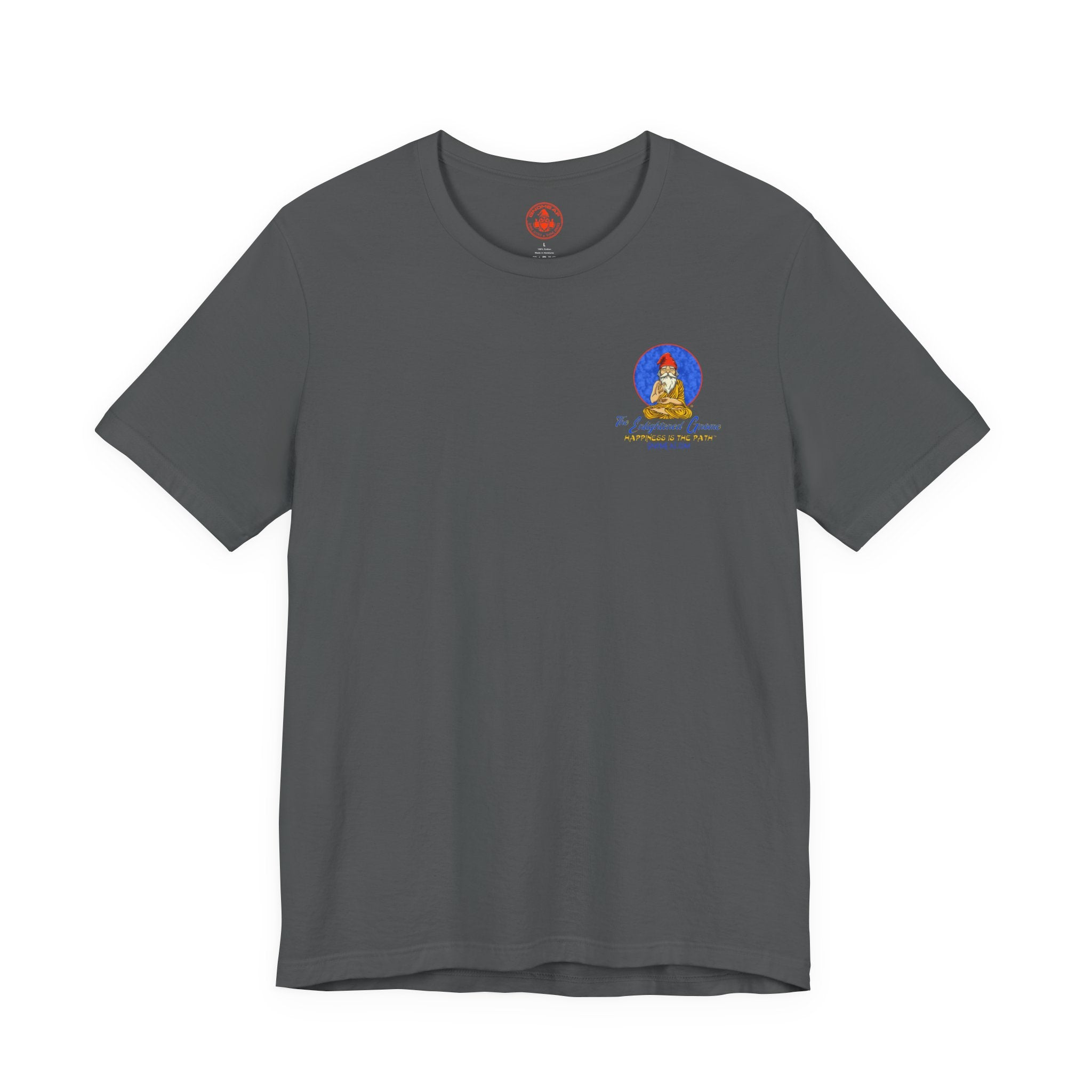 The Enlightened Gnome Logo Tee - Happiness is the Path