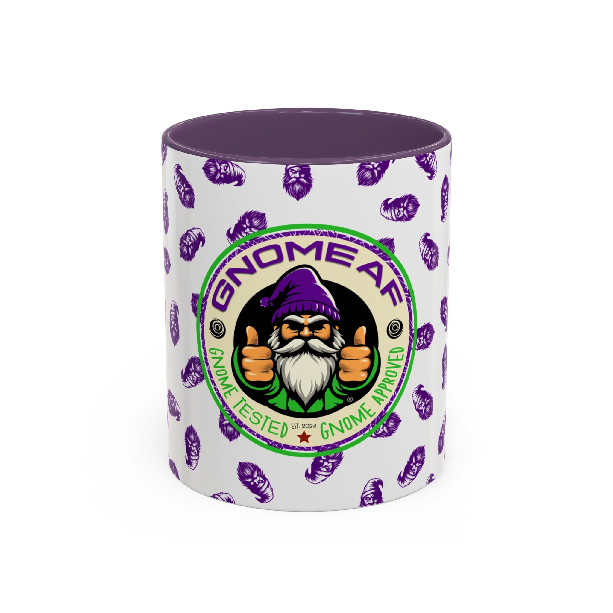 Gnome AF Accent Coffee Mug