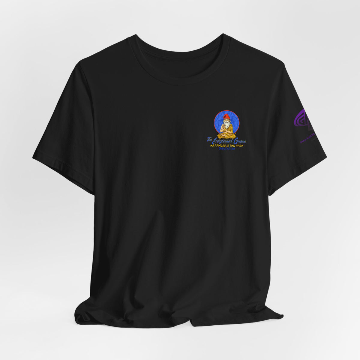 The Enlightened Gnome Logo Tee - Happiness is the Path