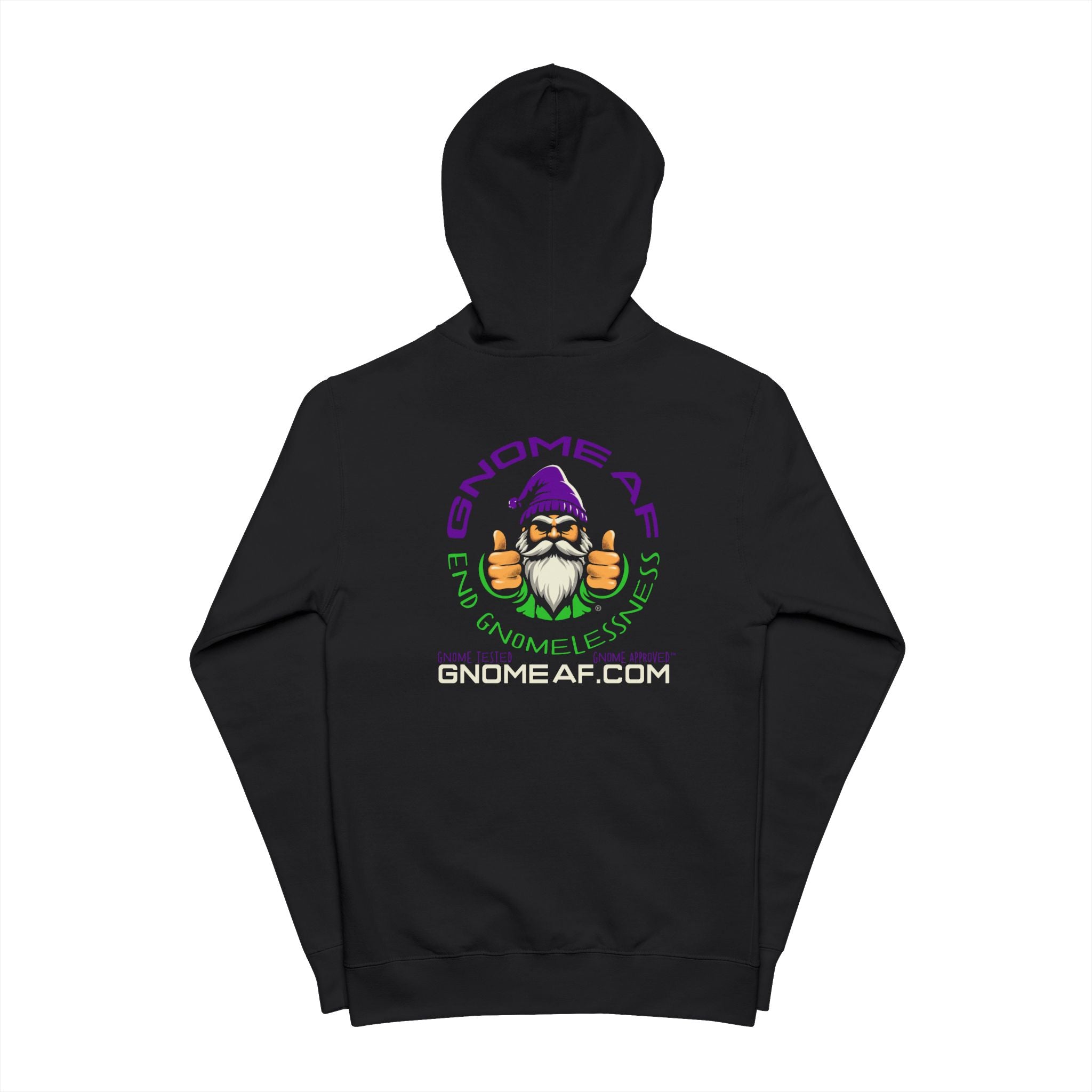 End Gnomelessness Logo Zip Up Hoodie