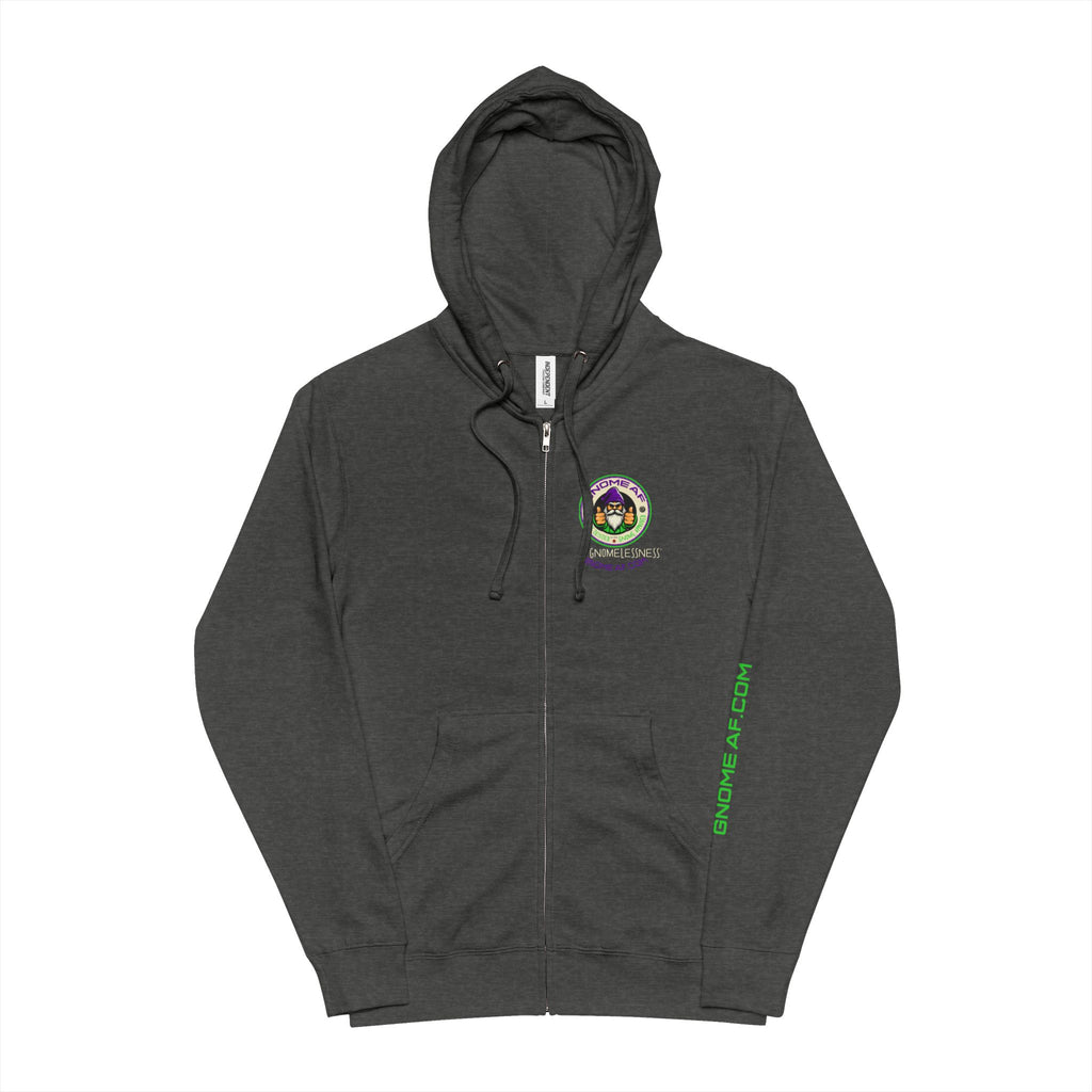Gnome AF Original Logo Zip Up Hoodie