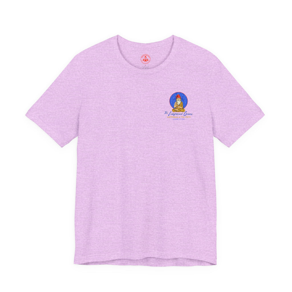 The Enlightened Gnome Logo Tee - Happiness is the Path