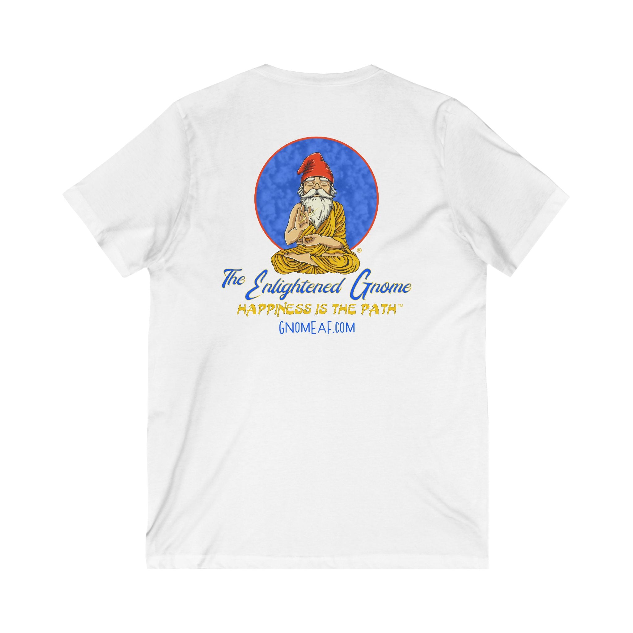 The Enlightened Gnome Unisex V-Neck Tee