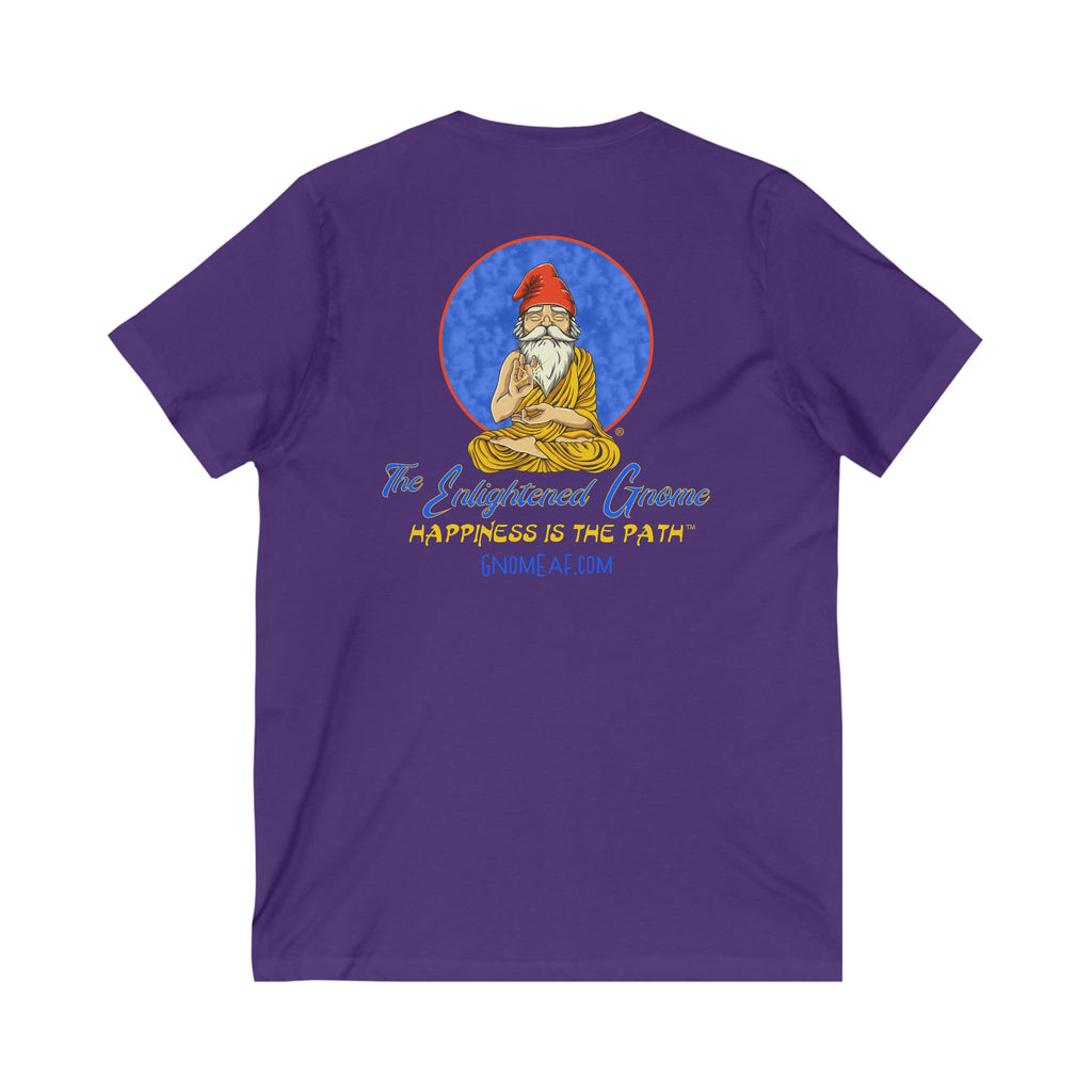 The Enlightened Gnome Unisex V-Neck Tee