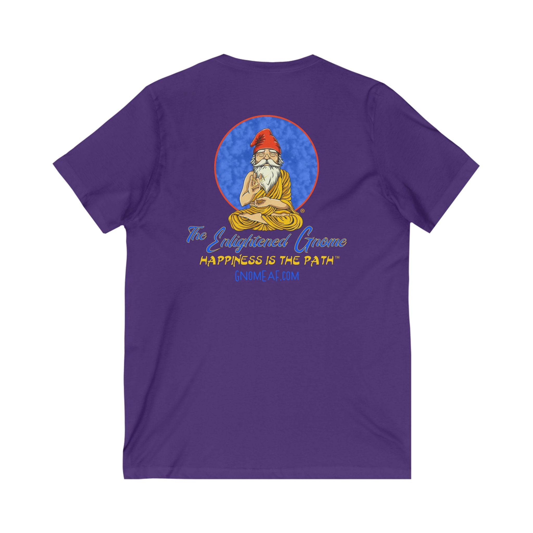 The Enlightened Gnome Unisex V-Neck Tee