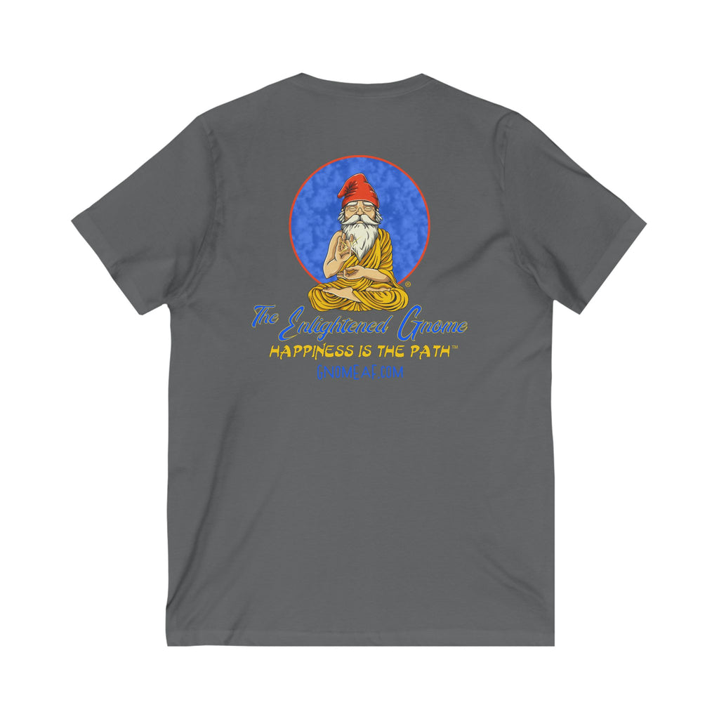 The Enlightened Gnome Unisex V-Neck Tee