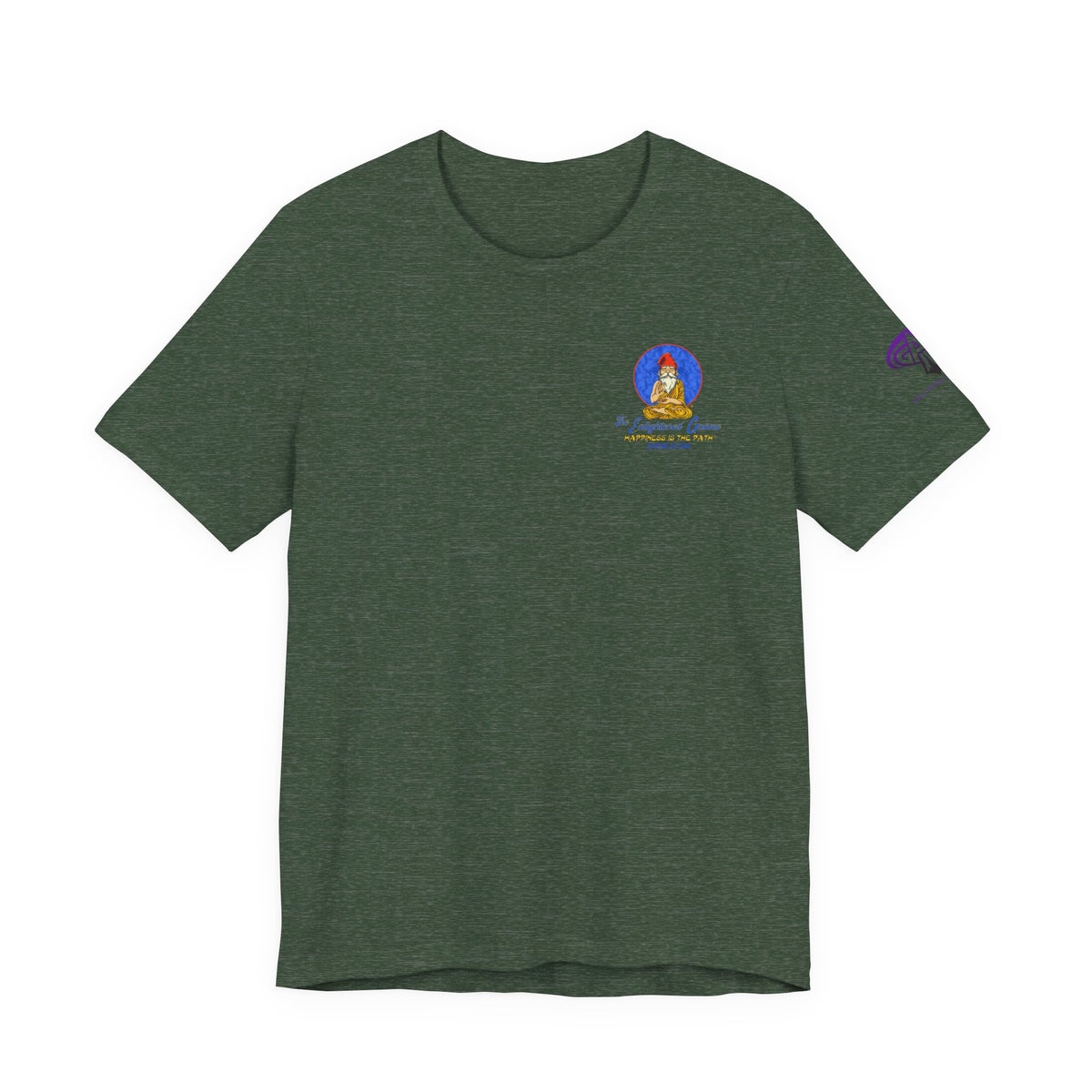 The Enlightened Gnome Logo Tee - Happiness is the Path