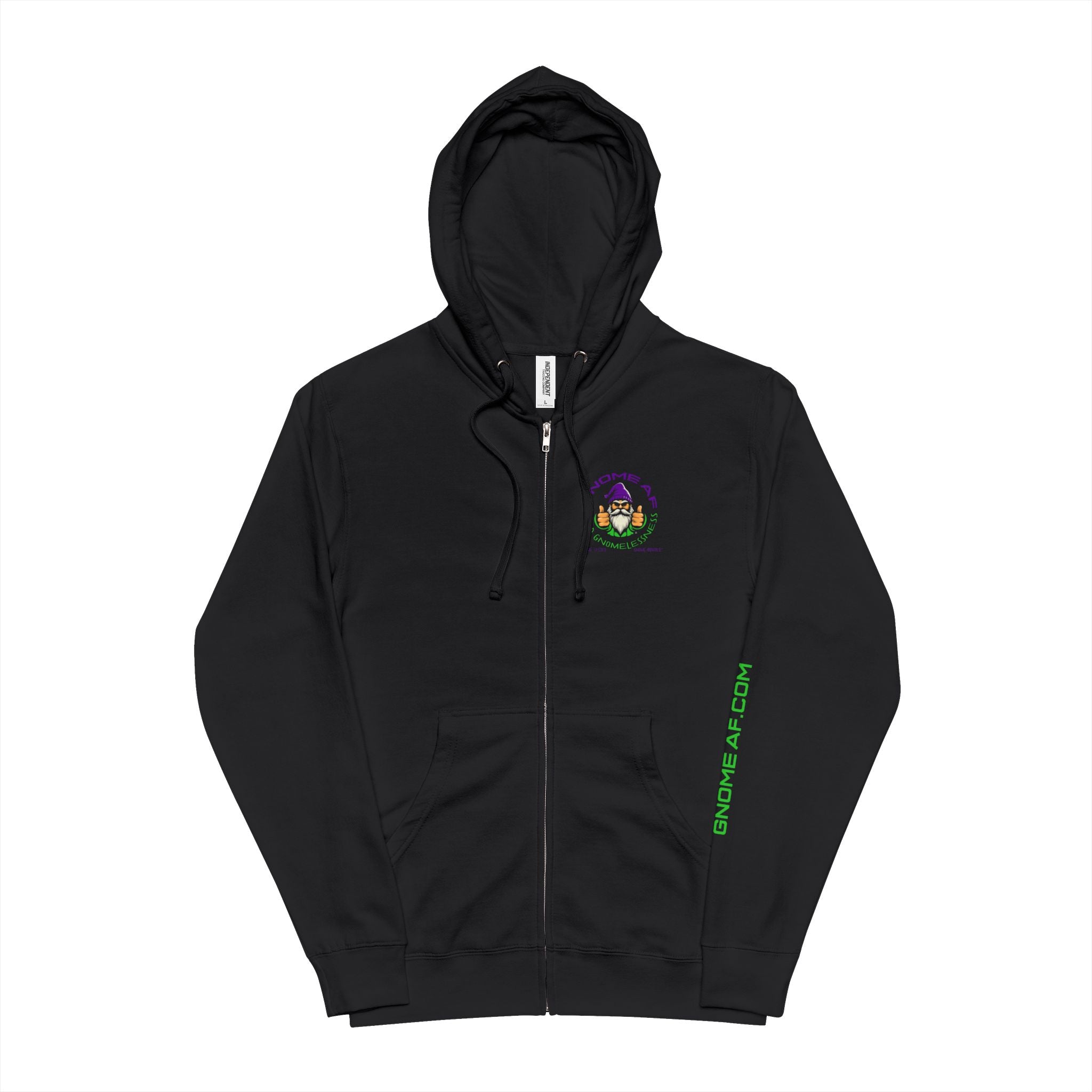 End Gnomelessness Logo Zip Up Hoodie