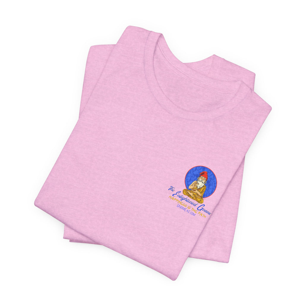 The Enlightened Gnome Logo Tee - Happiness is the Path