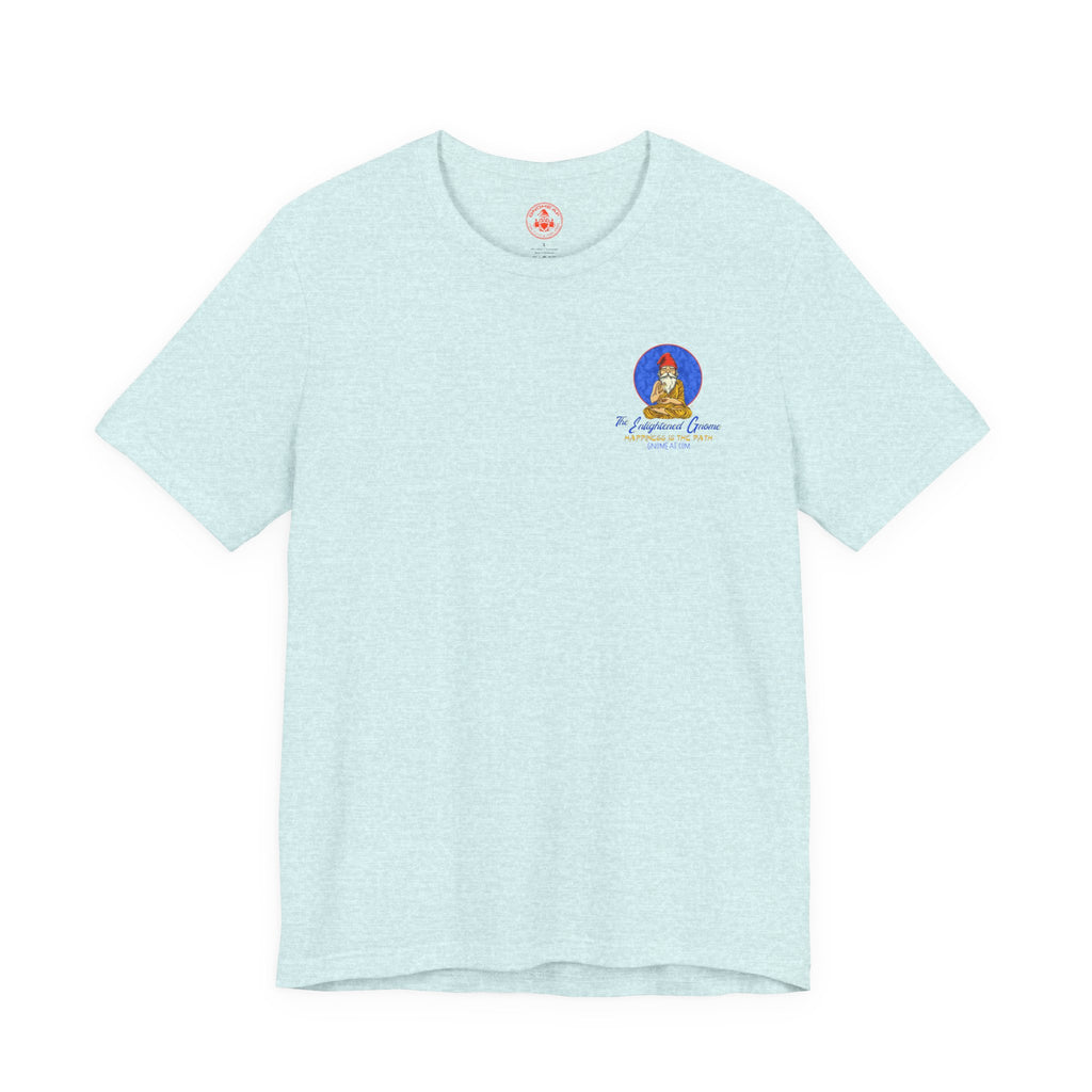 The Enlightened Gnome Logo Tee - Happiness is the Path