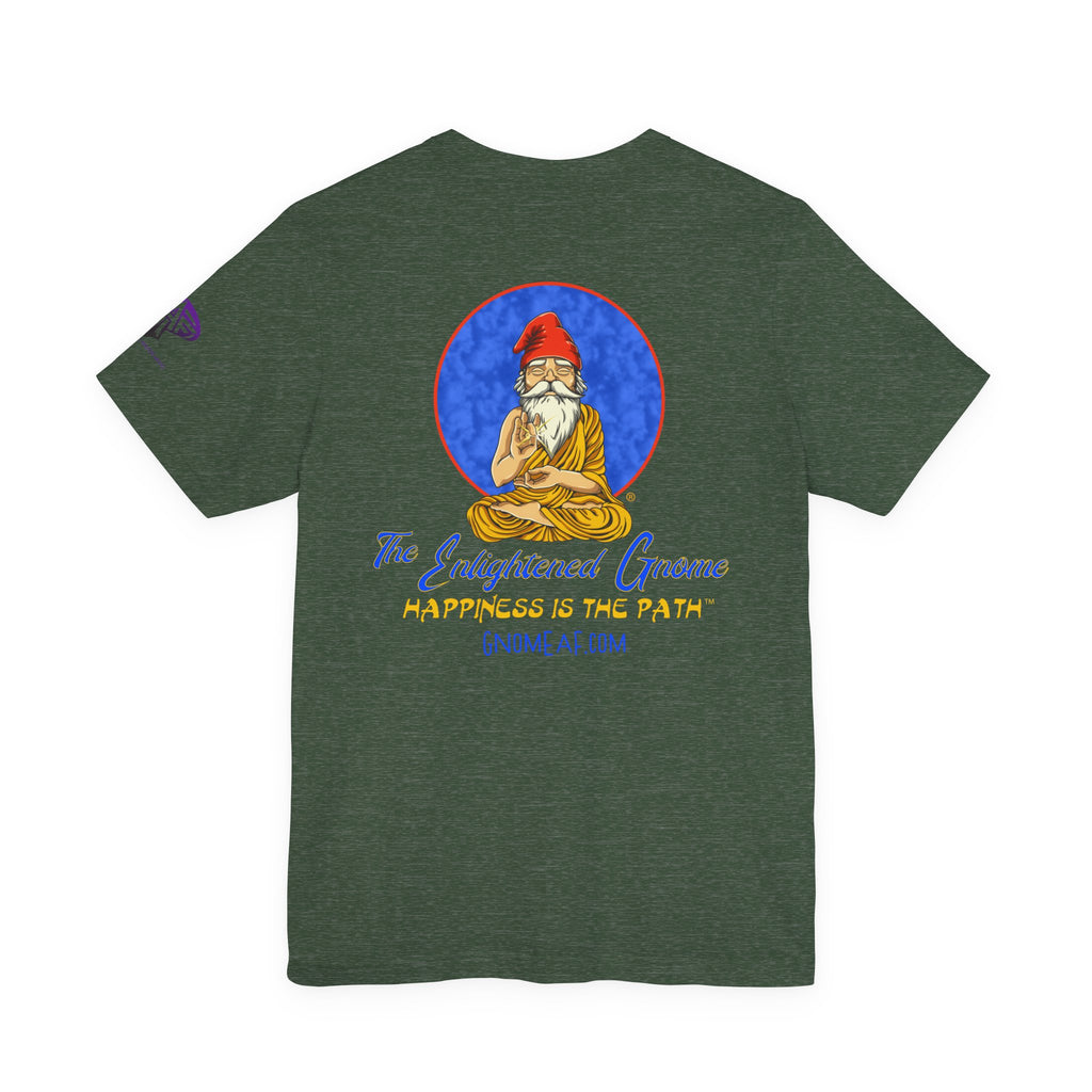 The Enlightened Gnome Logo Tee - Happiness is the Path