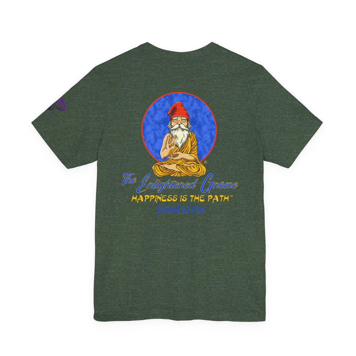 The Enlightened Gnome Logo Tee - Happiness is the Path