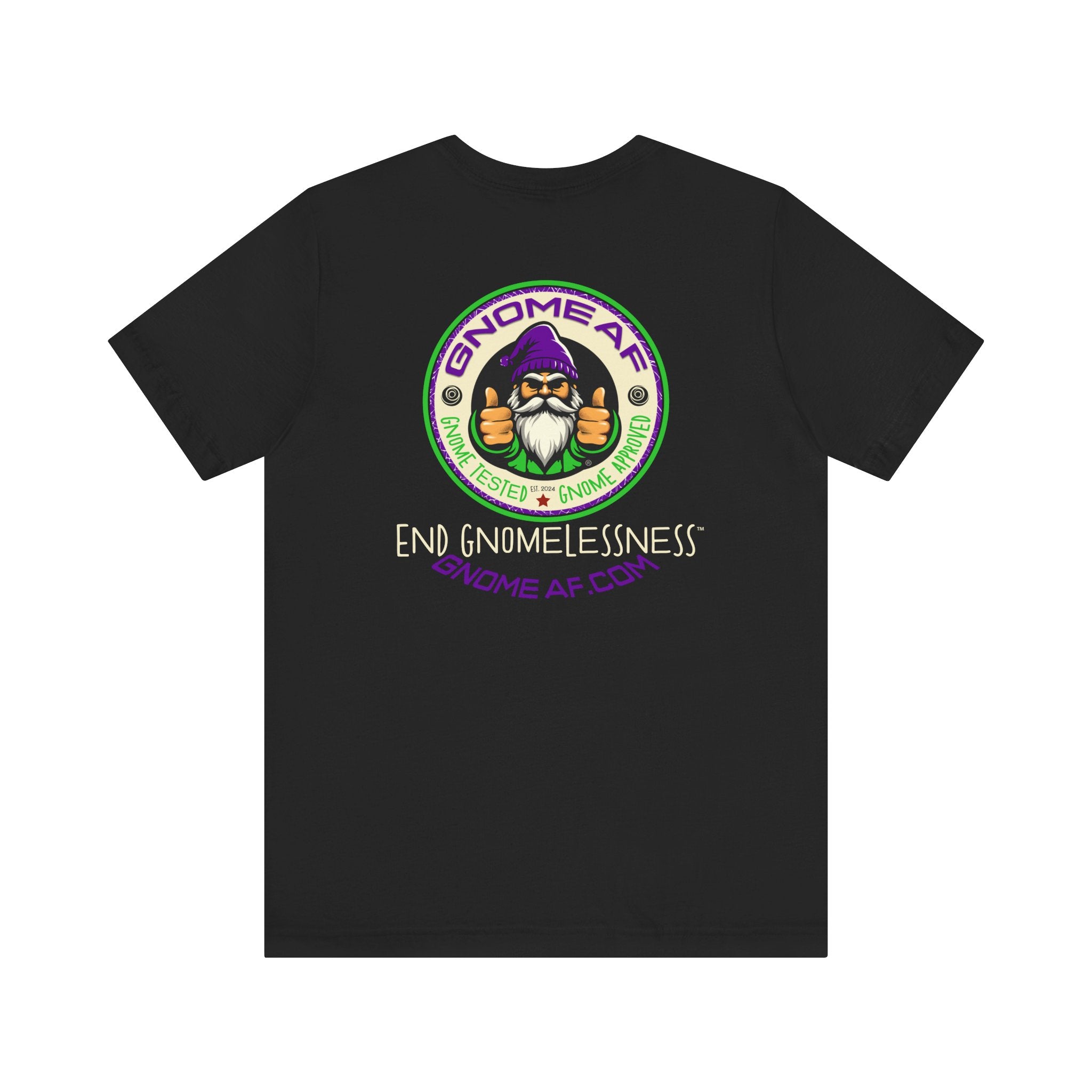 GNOME AF Original Logo - Unisex Jersey Short Sleeve