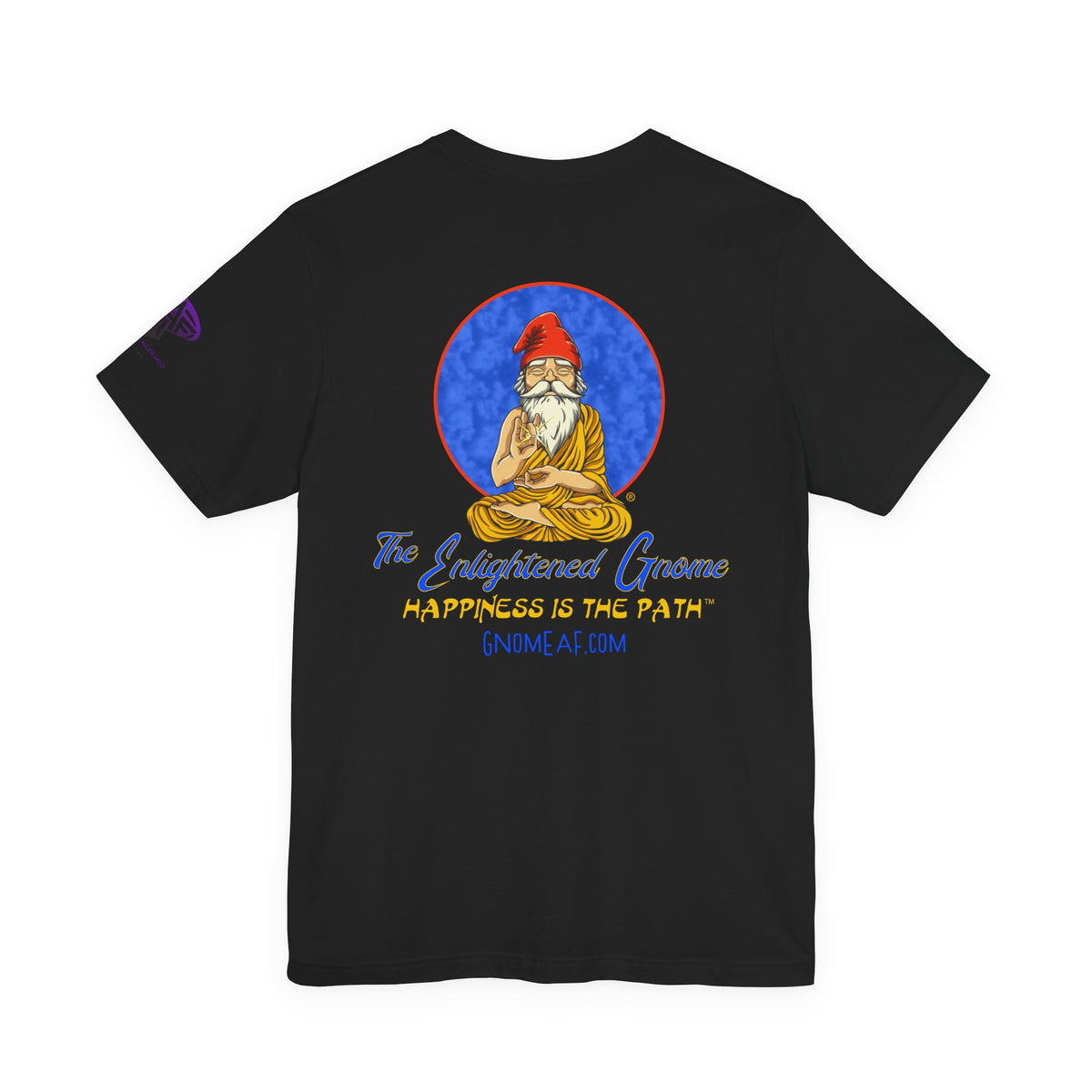 The Enlightened Gnome Logo Tee - Happiness is the Path