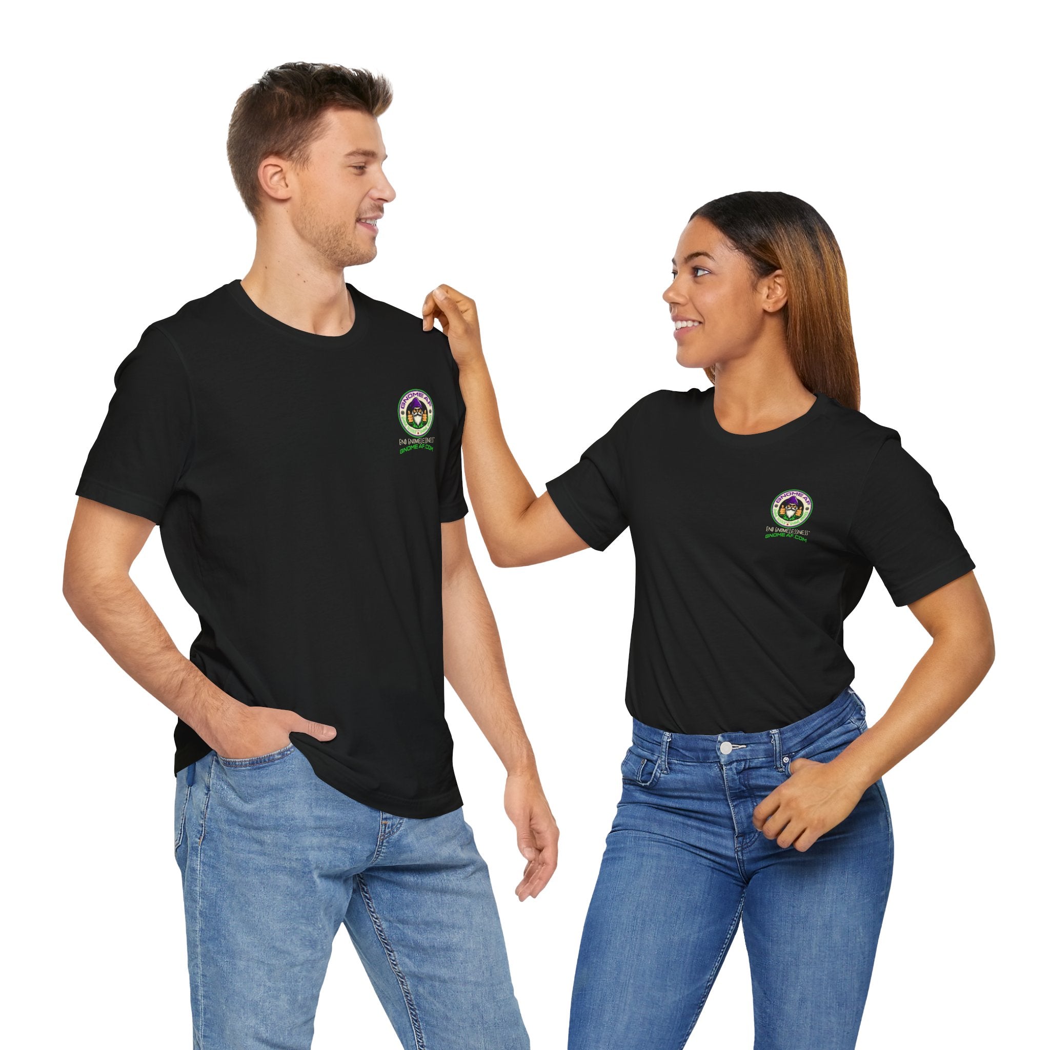 GNOME AF Original Logo - Unisex Jersey Short Sleeve