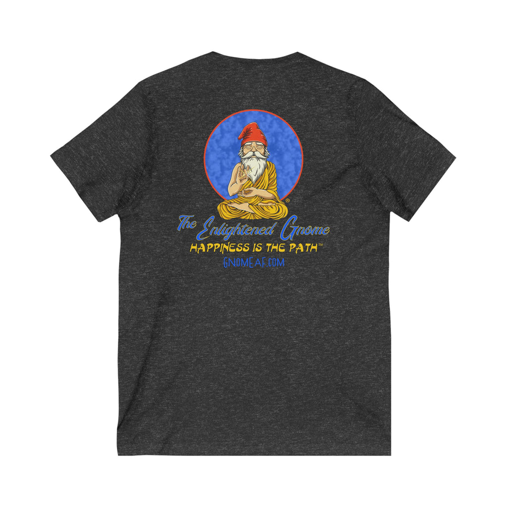 The Enlightened Gnome Unisex V-Neck Tee
