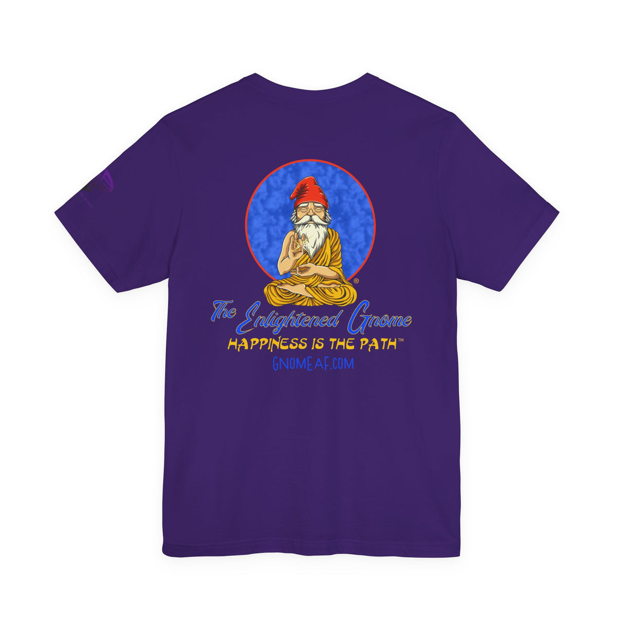 The Enlightened Gnome Logo Tee - Happiness is the Path