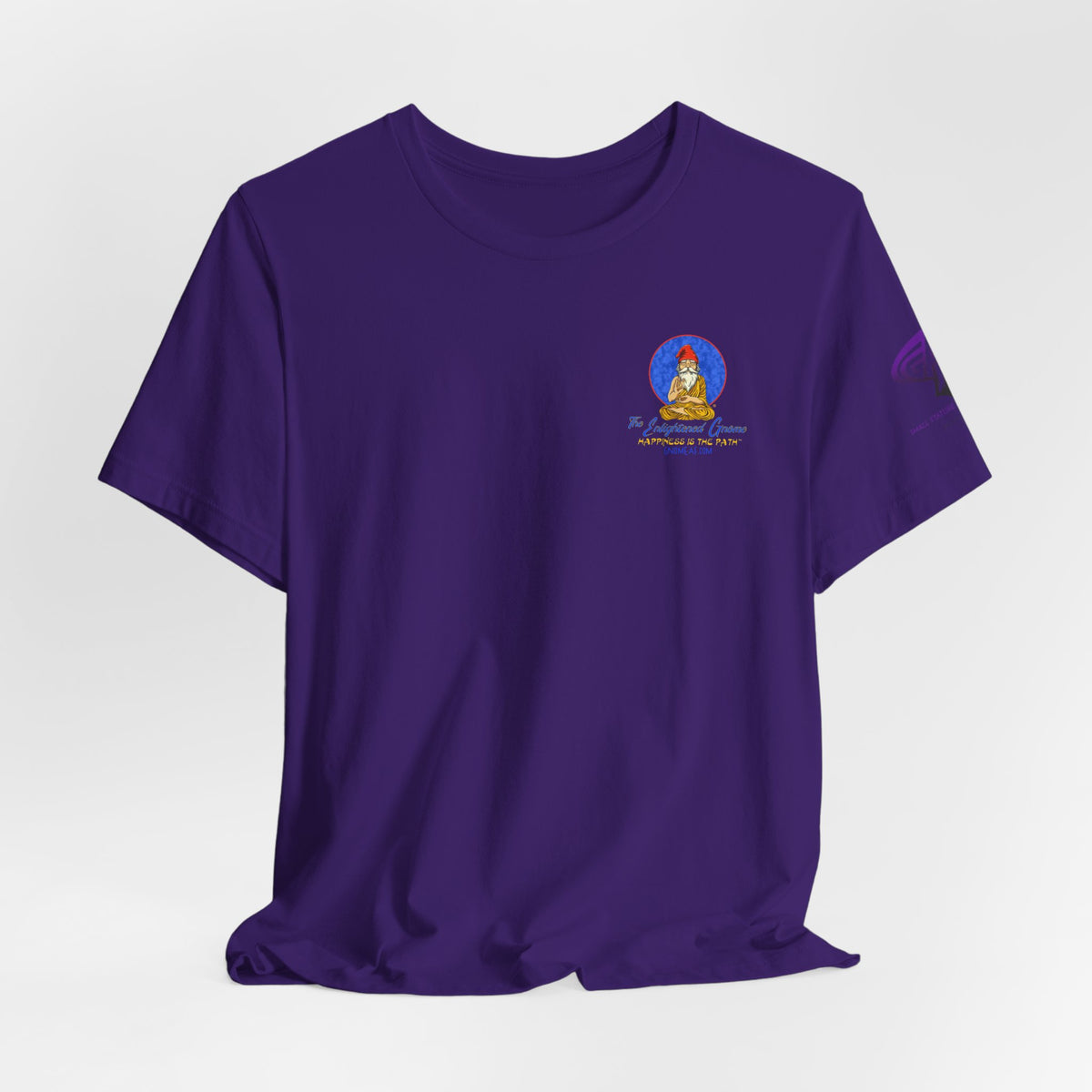 The Enlightened Gnome Logo Tee - Happiness is the Path