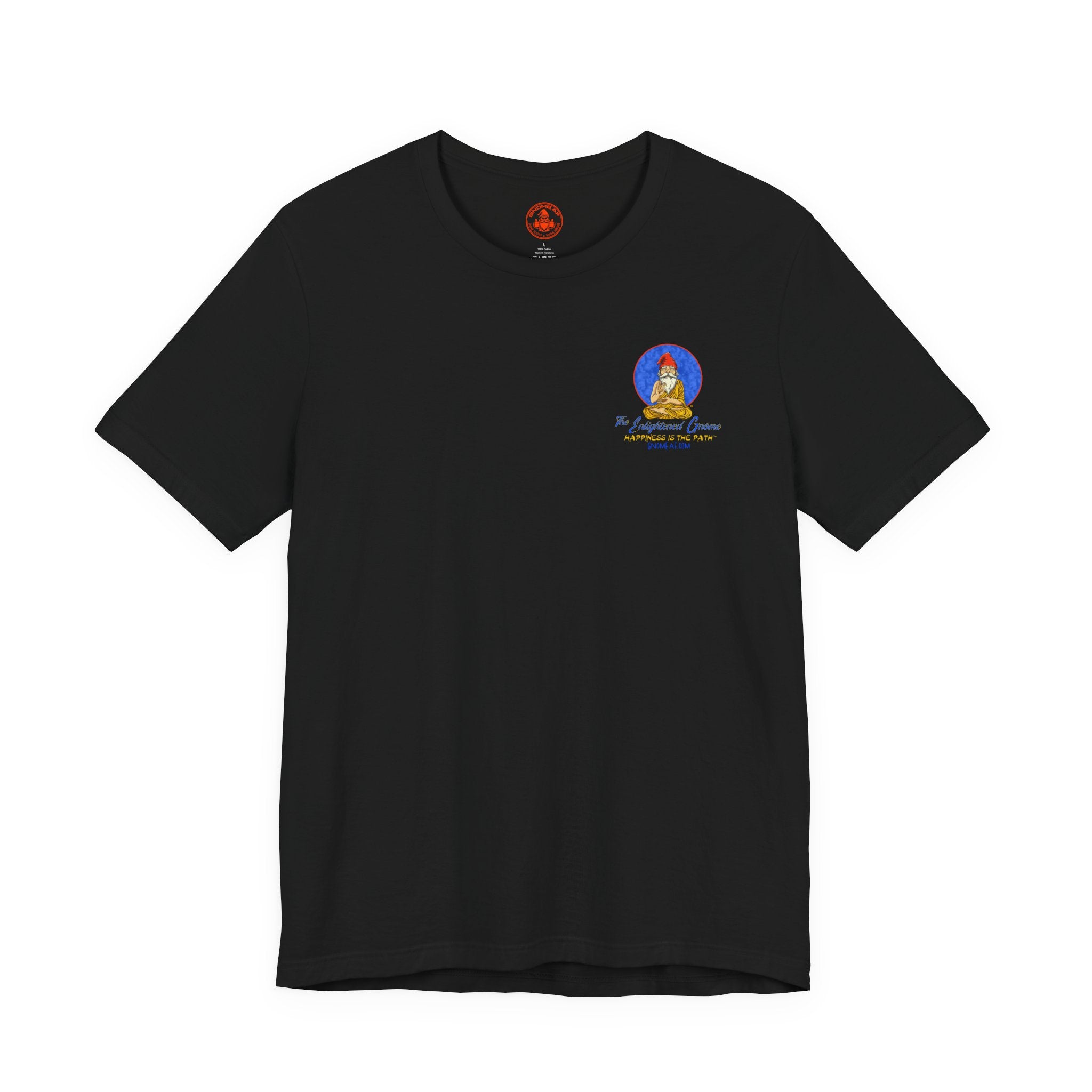 The Enlightened Gnome Logo Tee - Happiness is the Path