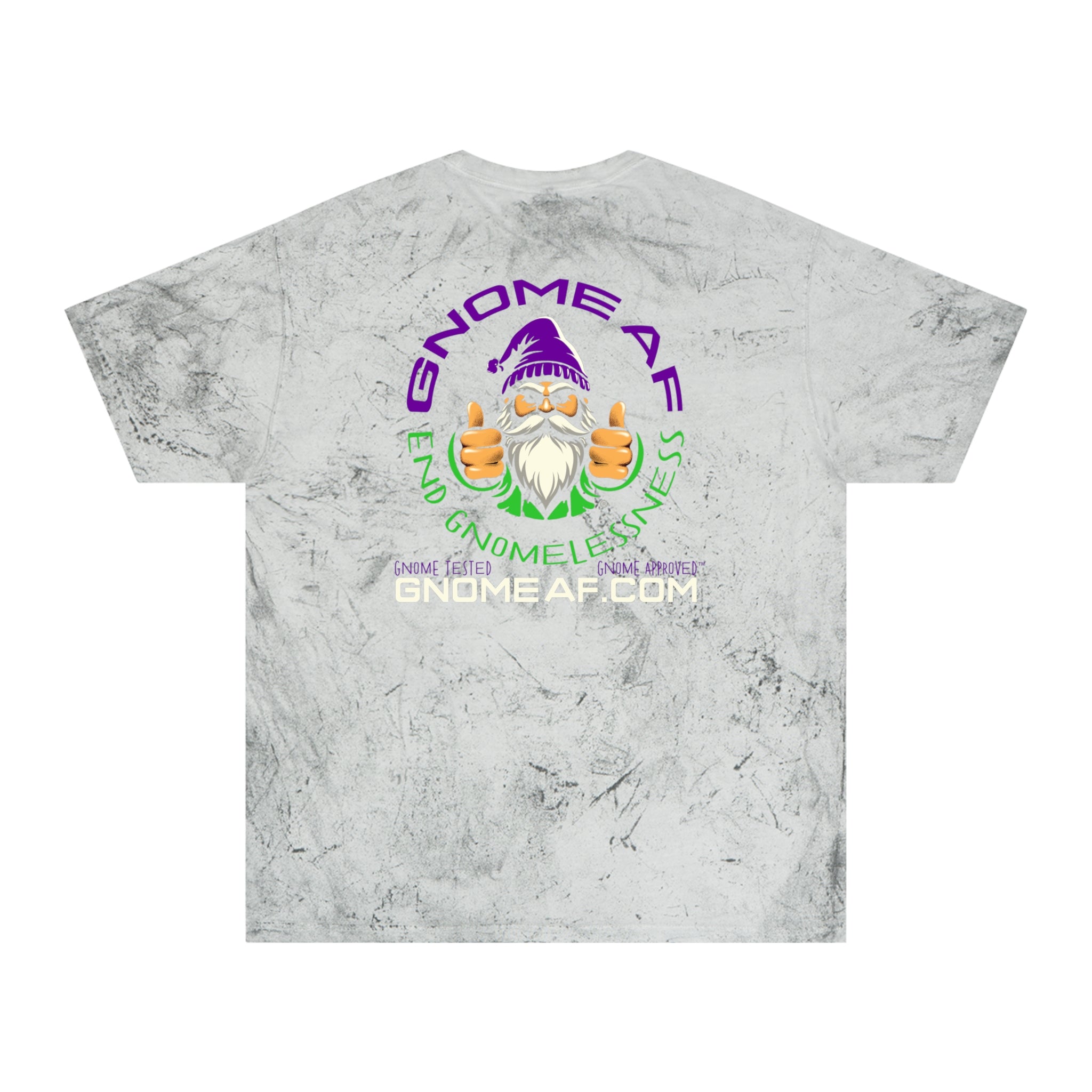 End Gnomelessness Logo Color Blast Unisex Tee