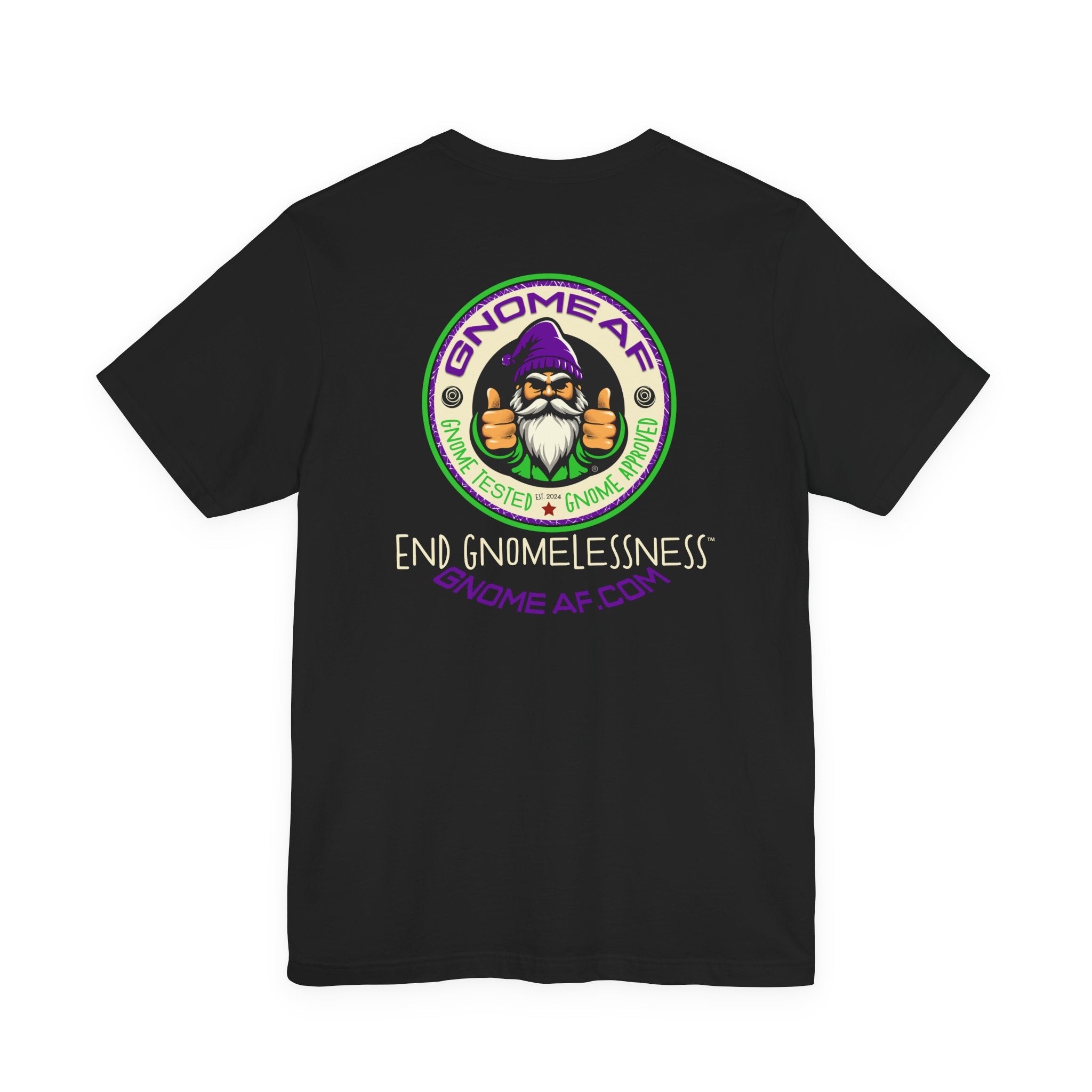 GNOME AF Original Logo - Unisex Jersey Short Sleeve