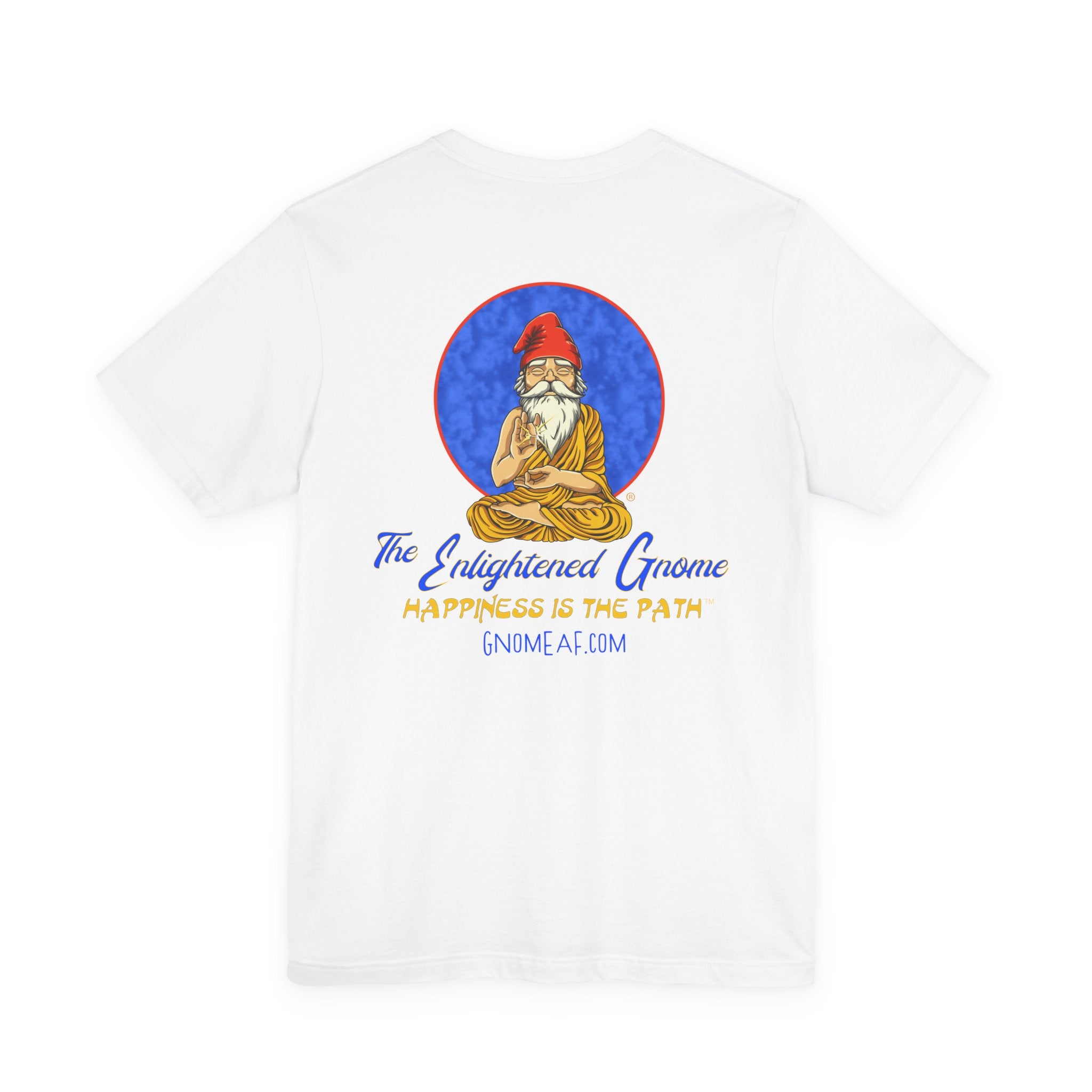 The Enlightened Gnome Logo Tee - Happiness is the Path