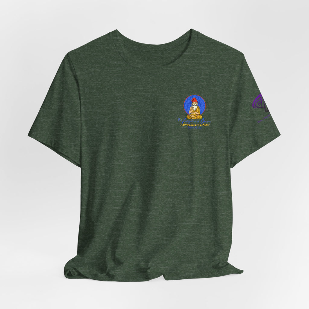 The Enlightened Gnome Logo Tee - Happiness is the Path