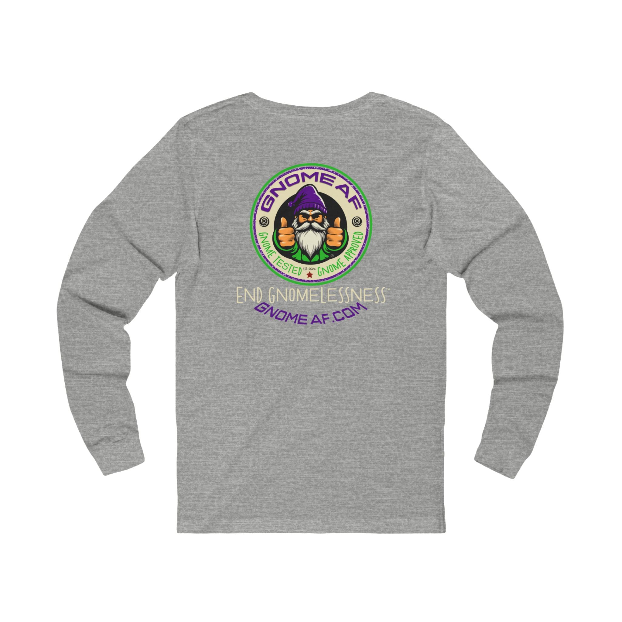 Gnome AF Original Logo - Long Sleeve Tee