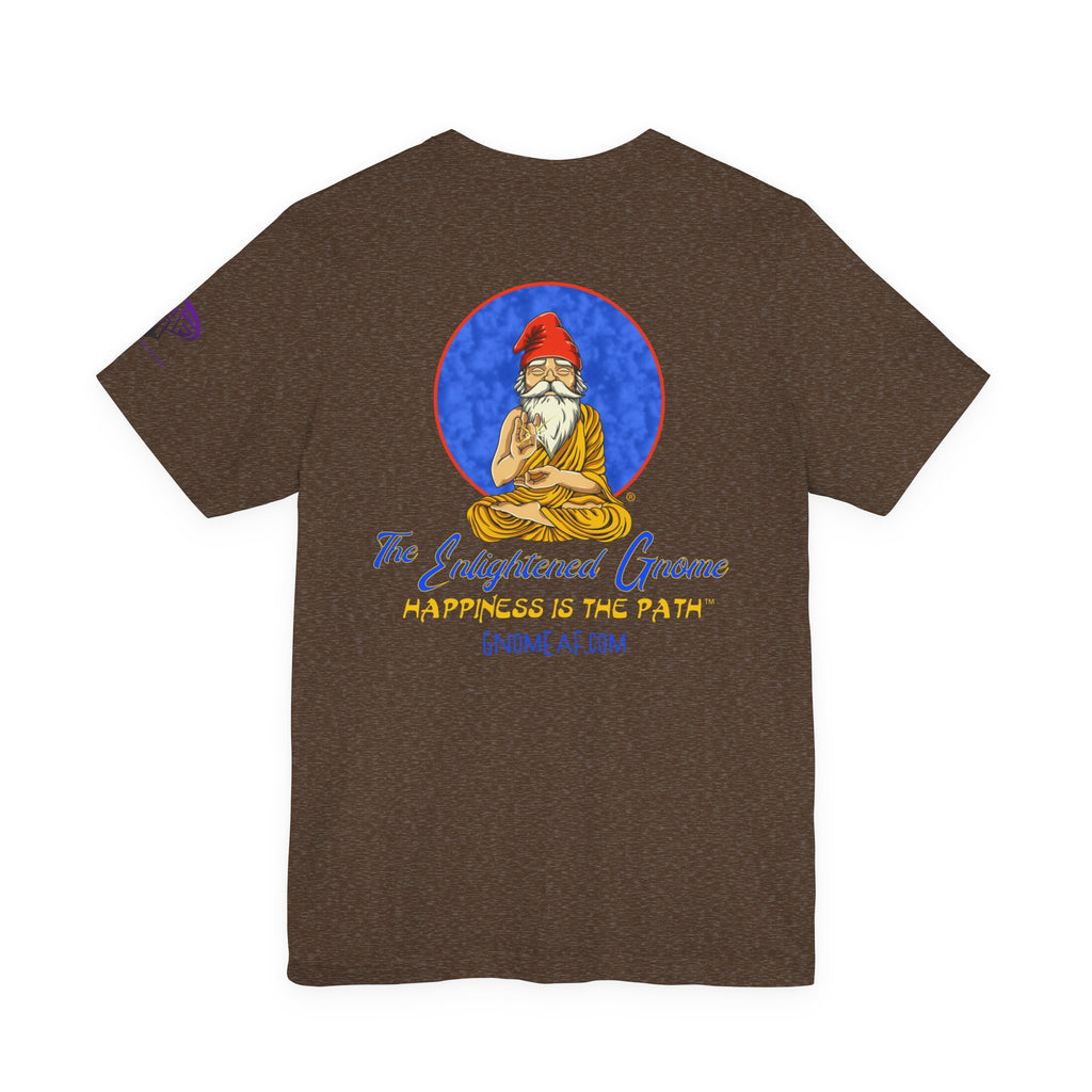 The Enlightened Gnome Logo Tee - Happiness is the Path