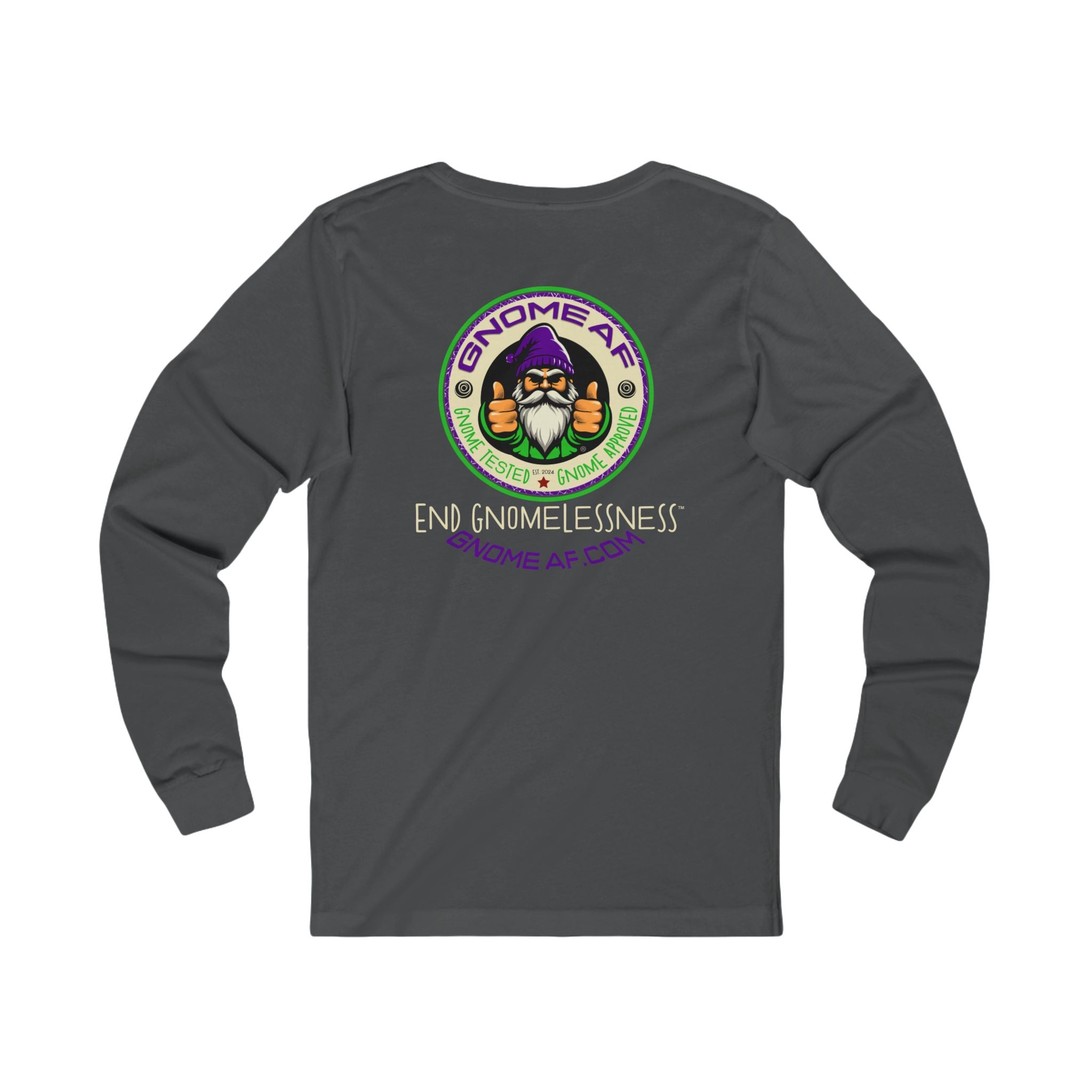 Gnome AF Original Logo - Long Sleeve Tee