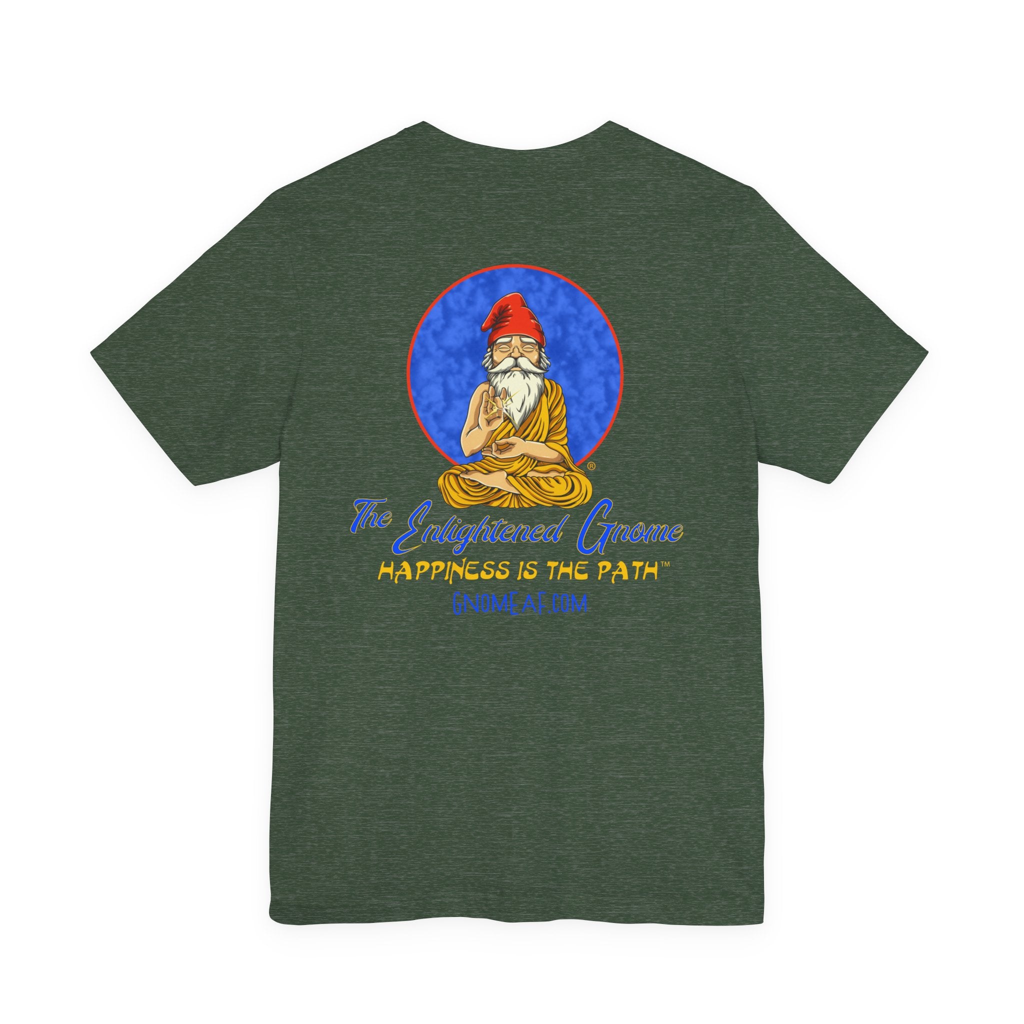 The Enlightened Gnome Logo Tee - Happiness is the Path