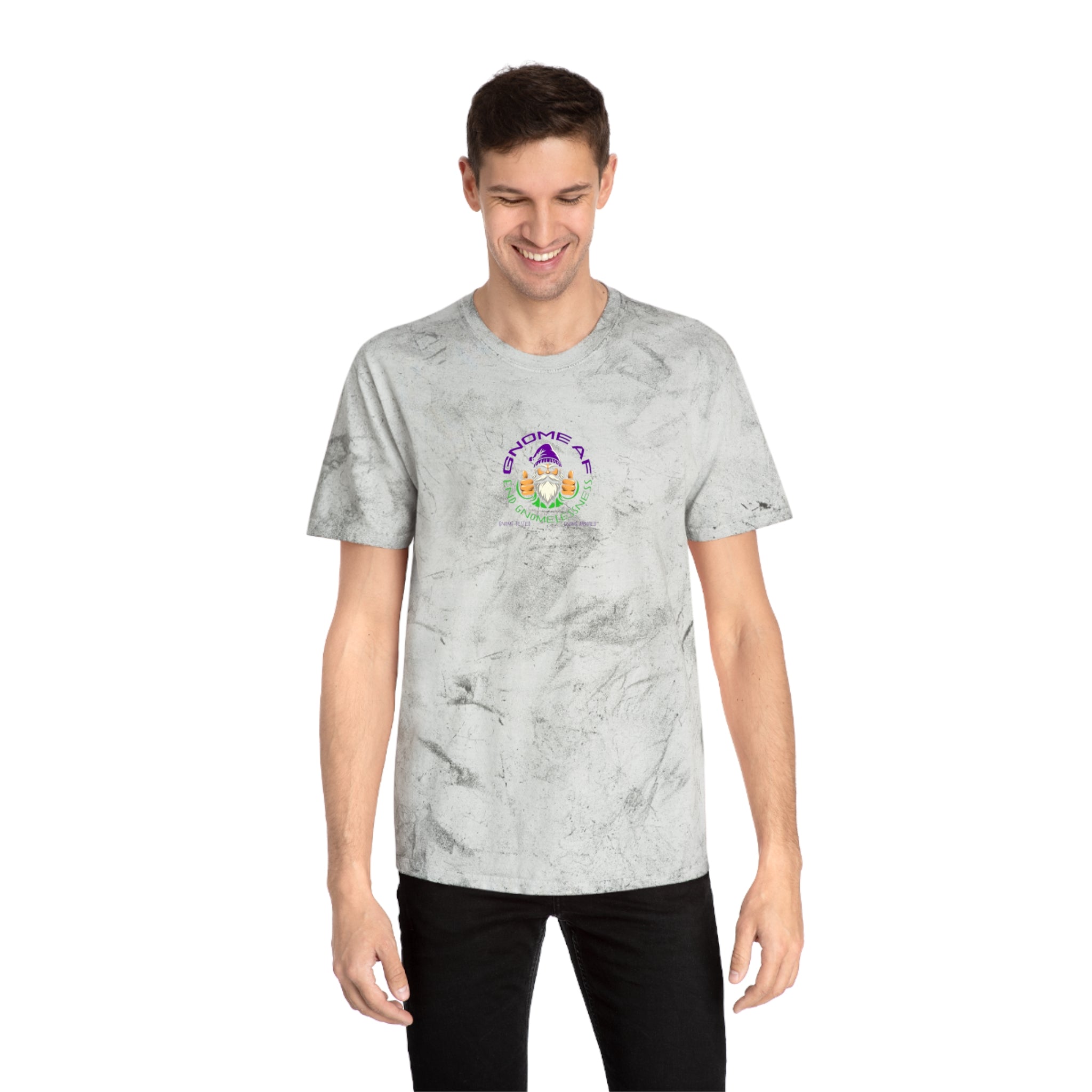 End Gnomelessness Logo Color Blast Unisex Tee