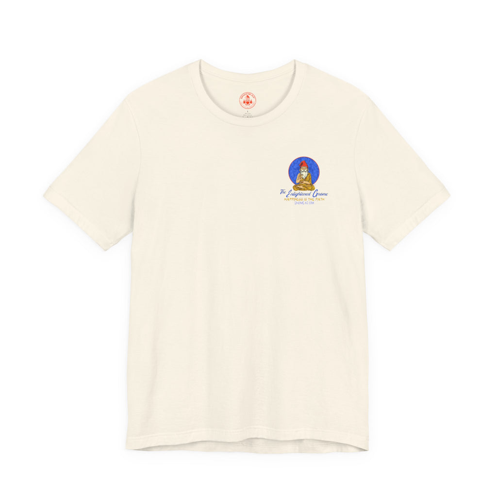 The Enlightened Gnome Logo Tee - Happiness is the Path