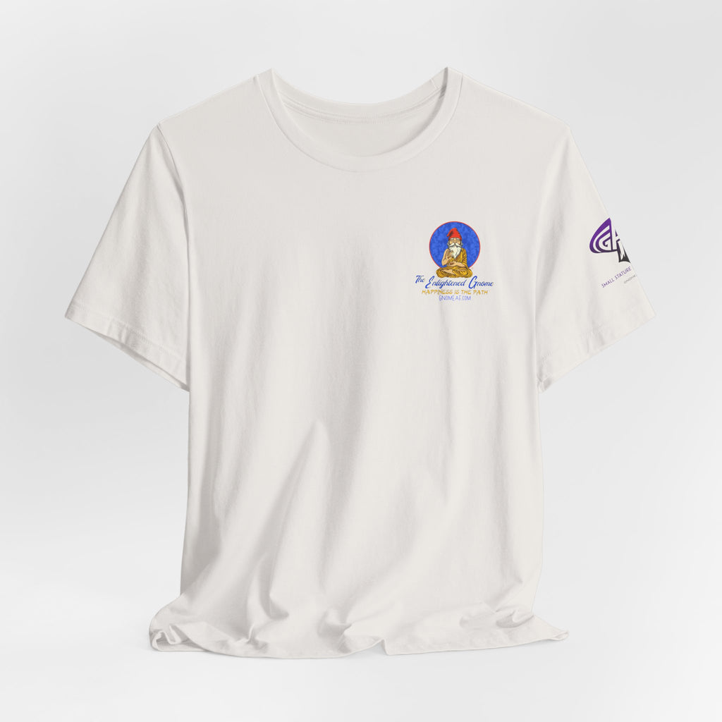 The Enlightened Gnome Logo Tee - Happiness is the Path