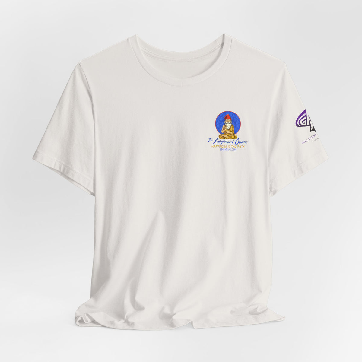 The Enlightened Gnome Logo Tee - Happiness is the Path