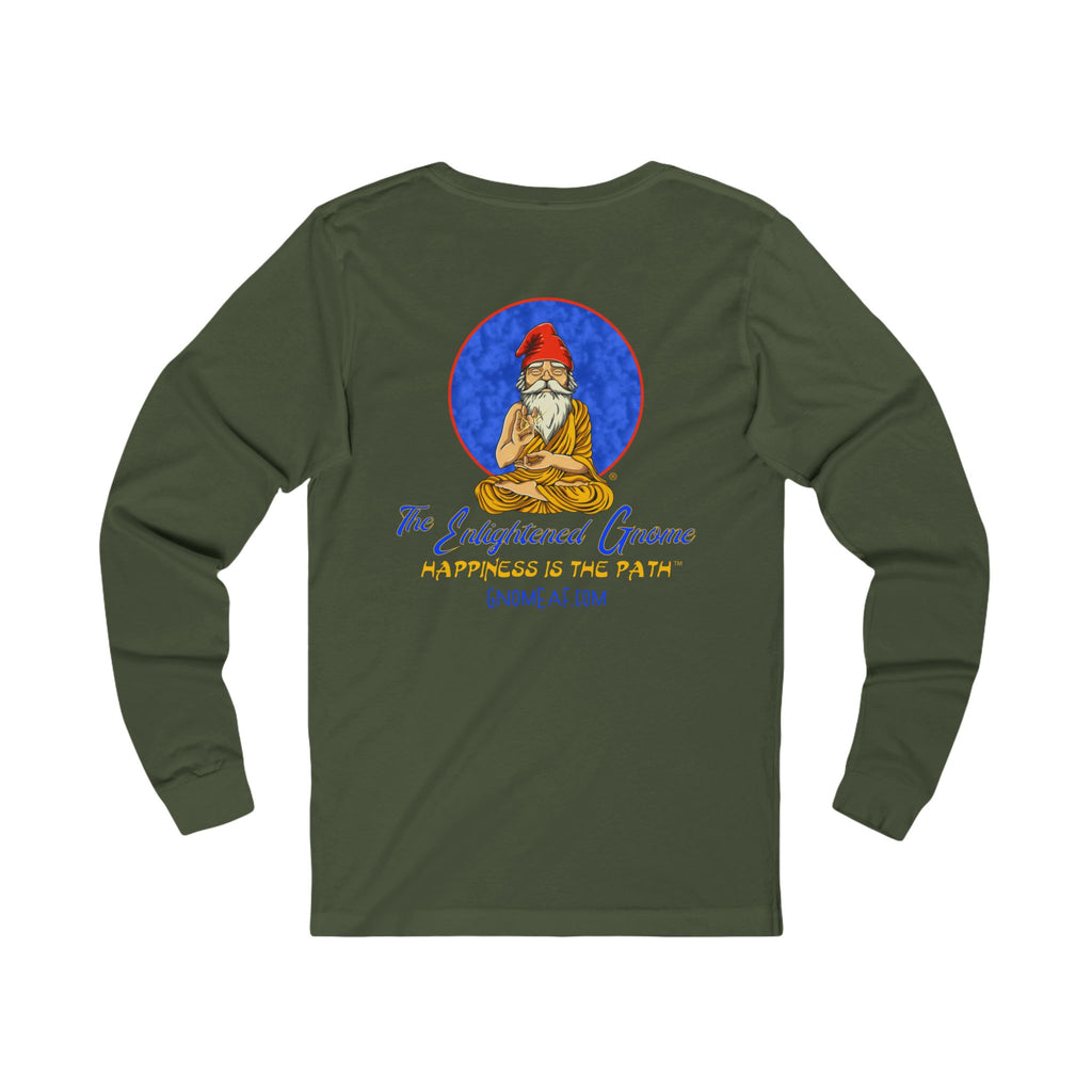 The Enlightened Gnome Logo Long Sleeve Tee