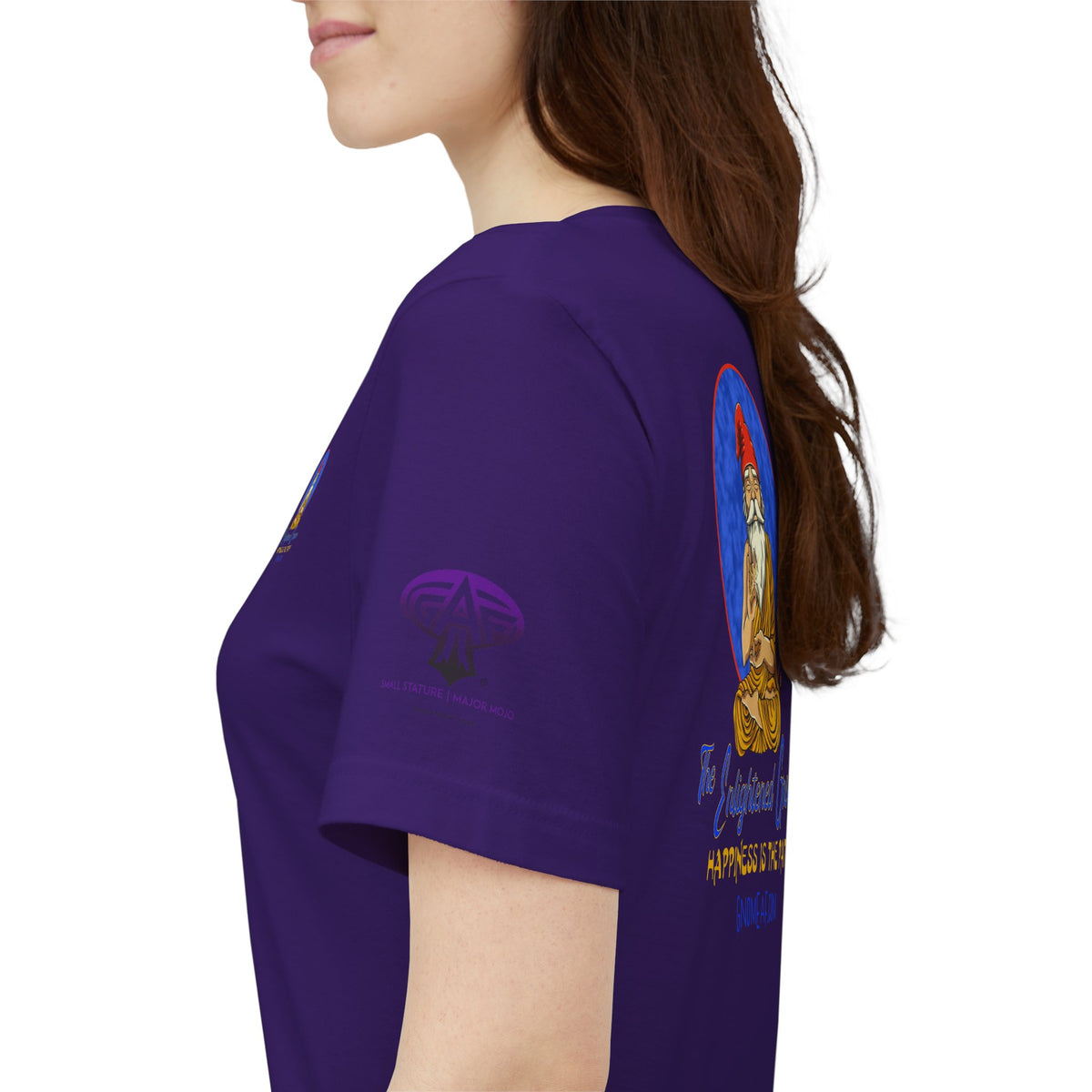 The Enlightened Gnome Logo Tee - Happiness is the Path