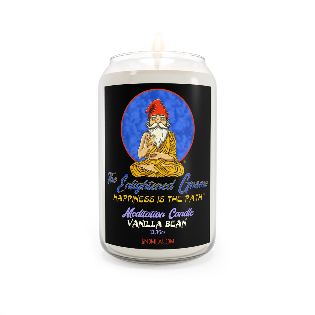 The Enlightened Gnome Scented Soy Meditation Candle - Happiness is the Path
