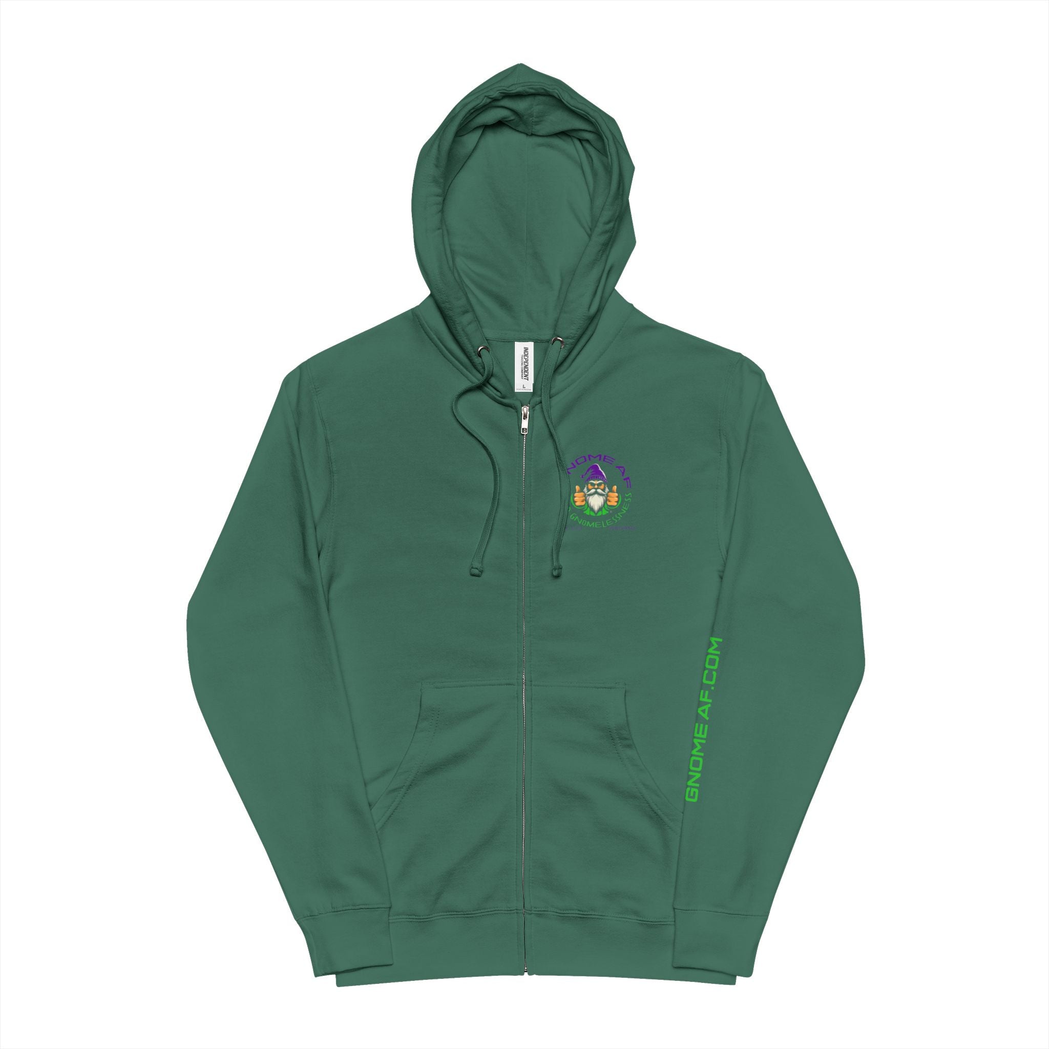 End Gnomelessness Logo Zip Up Hoodie