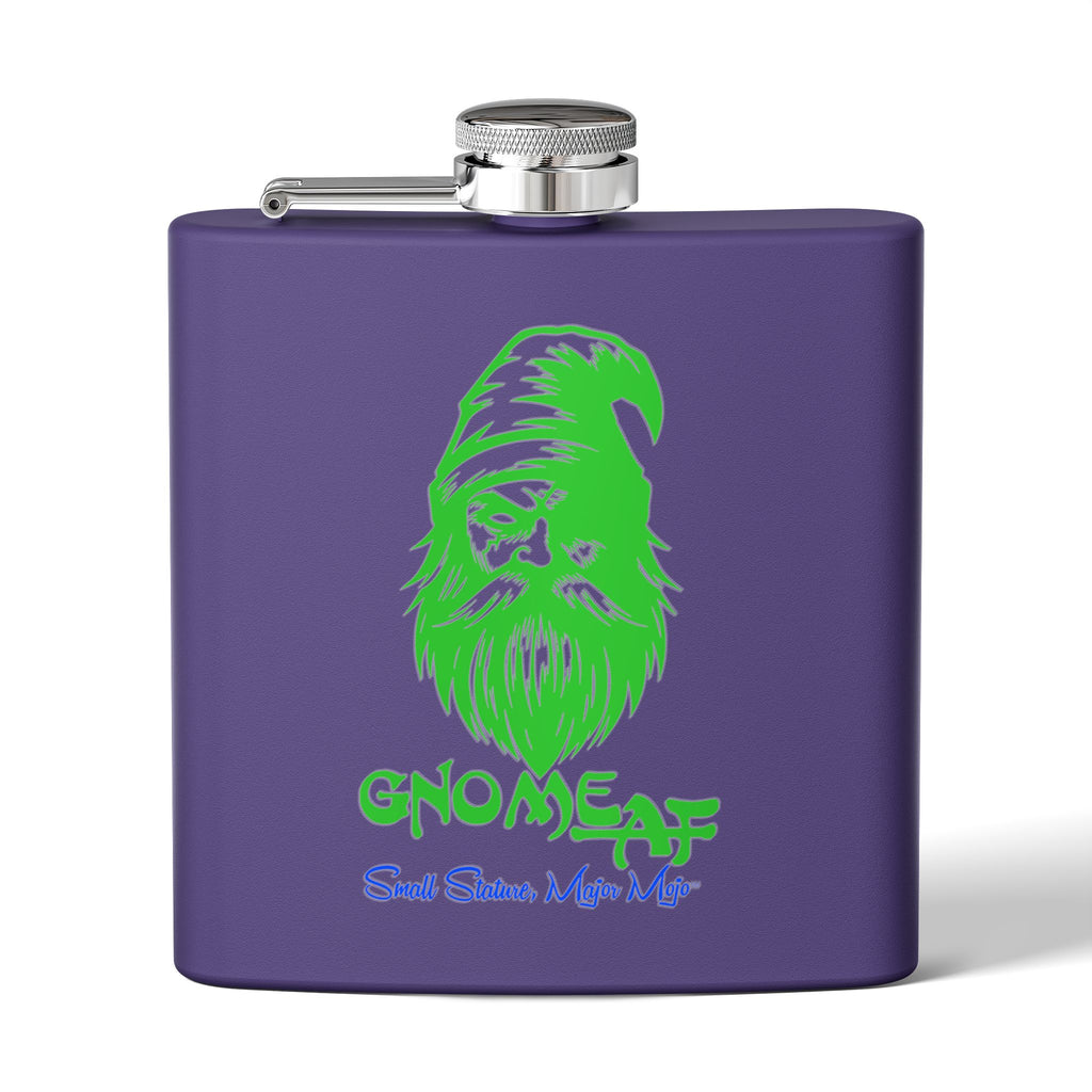 HC Gnome Logo Flask - 6oz Stainless Steel Flask