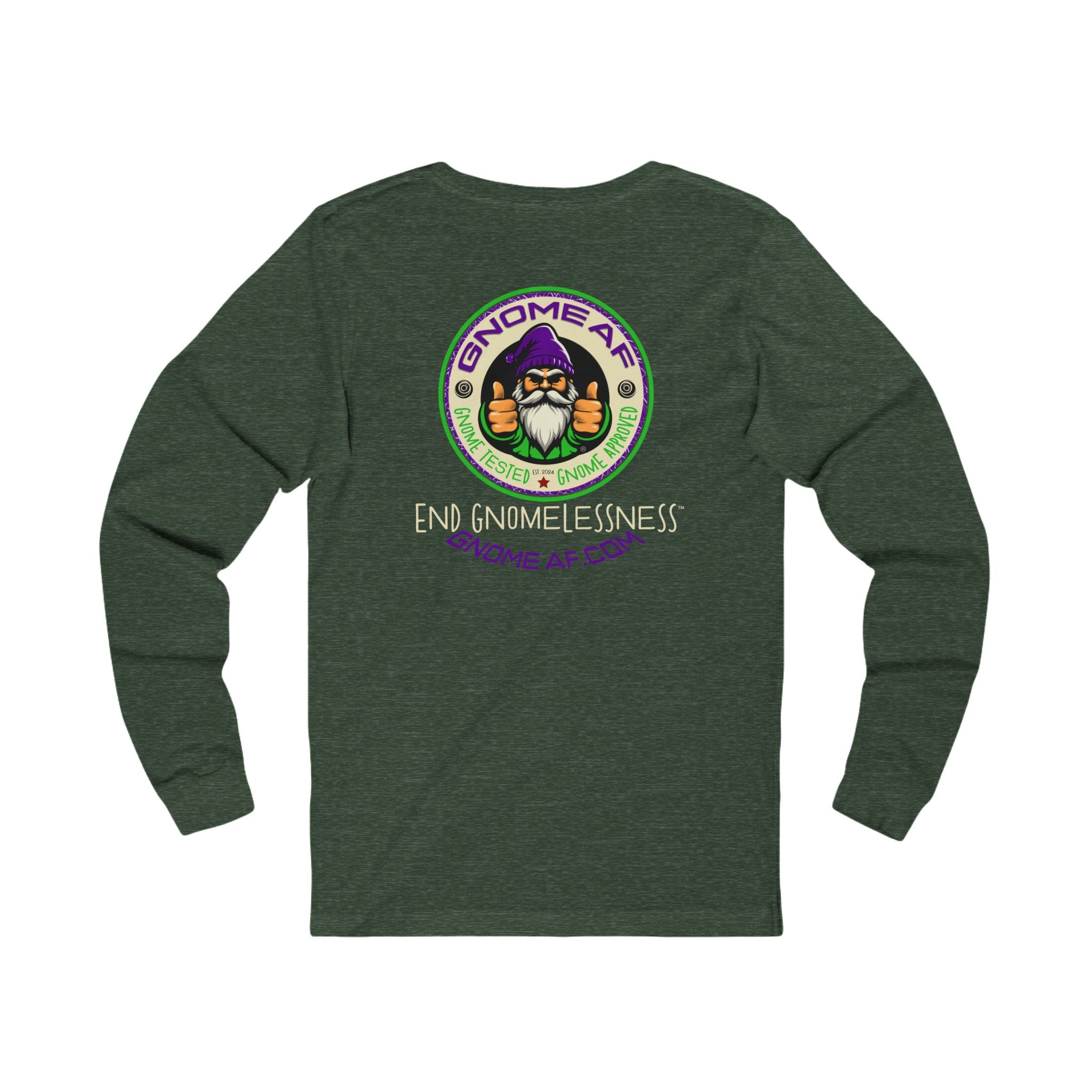 Gnome AF Original Logo - Long Sleeve Tee
