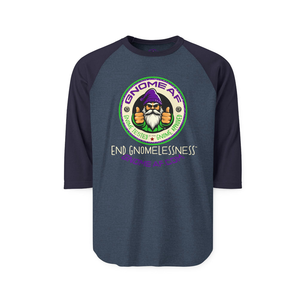 Gnome AF Original Logo 3/4 Raglan Tee
