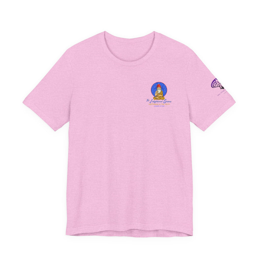 The Enlightened Gnome Logo Tee - Happiness is the Path