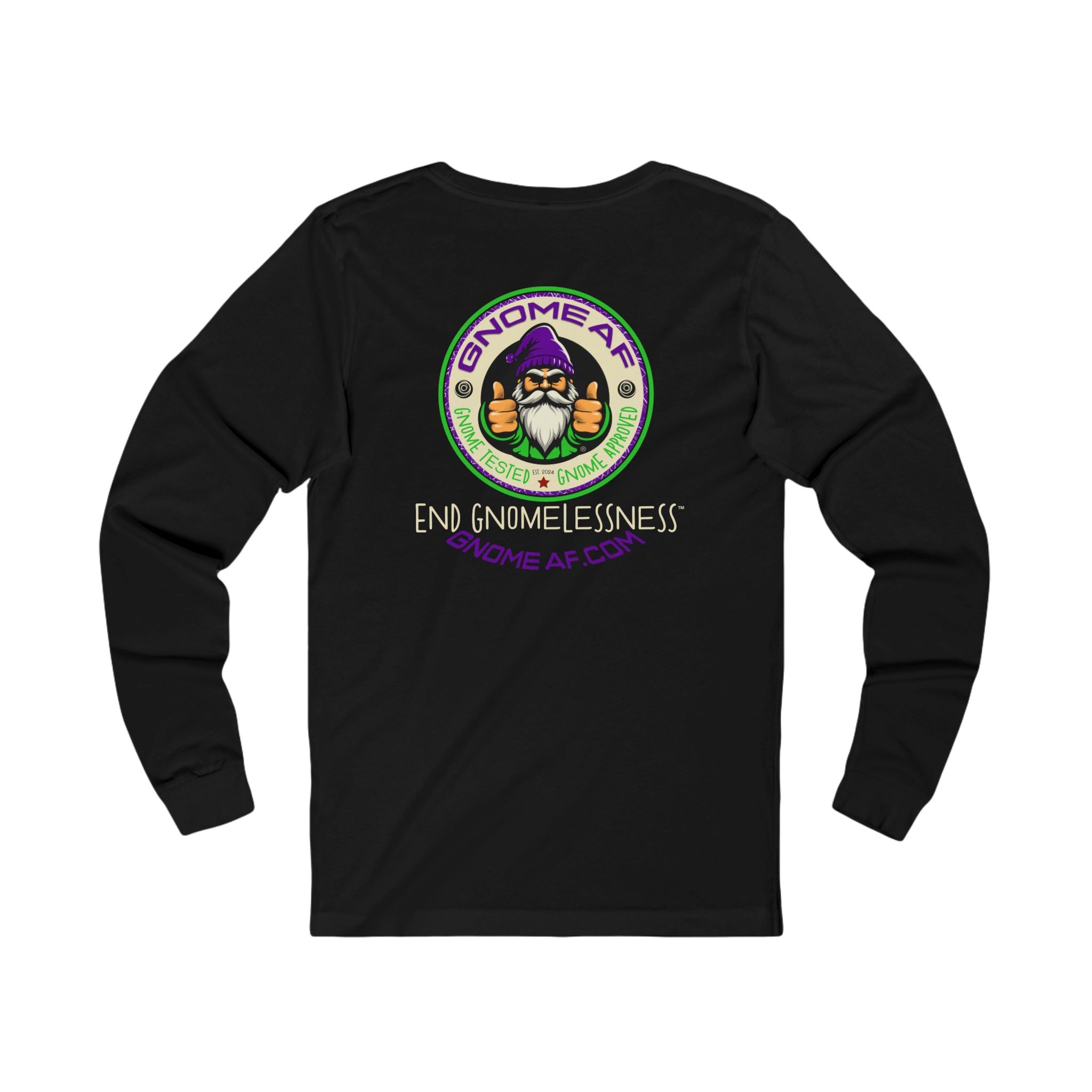 Gnome AF Original Logo - Long Sleeve Tee