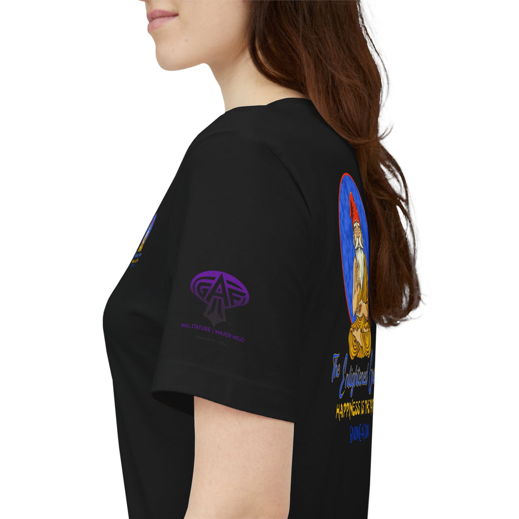 The Enlightened Gnome Logo Tee - Happiness is the Path
