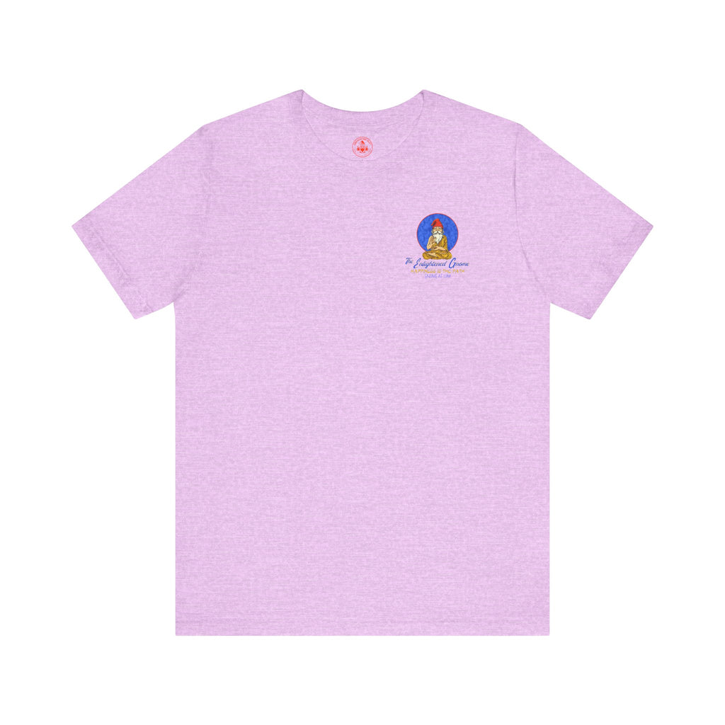 The Enlightened Gnome Logo Tee - Happiness is the Path