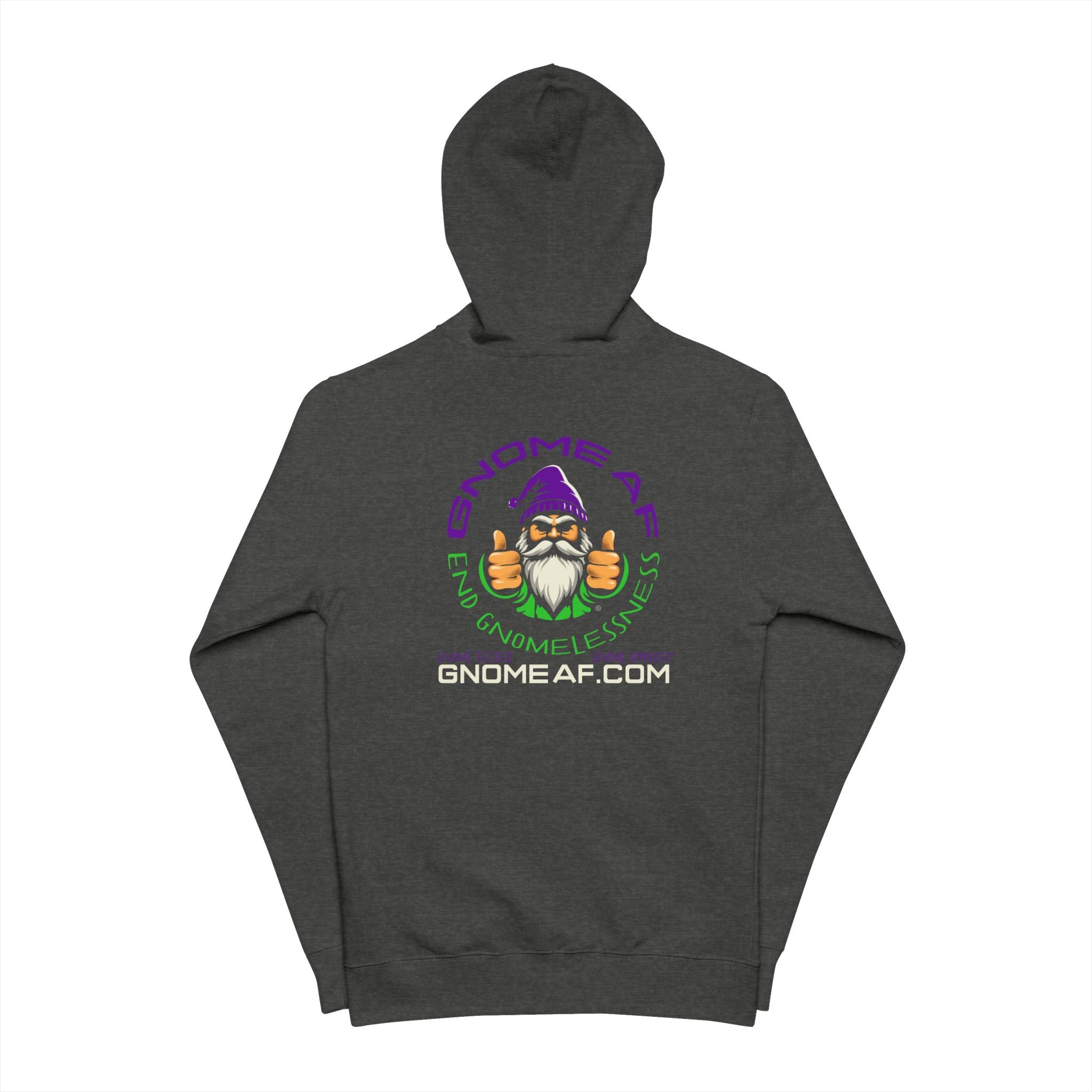 End Gnomelessness Logo Zip Up Hoodie