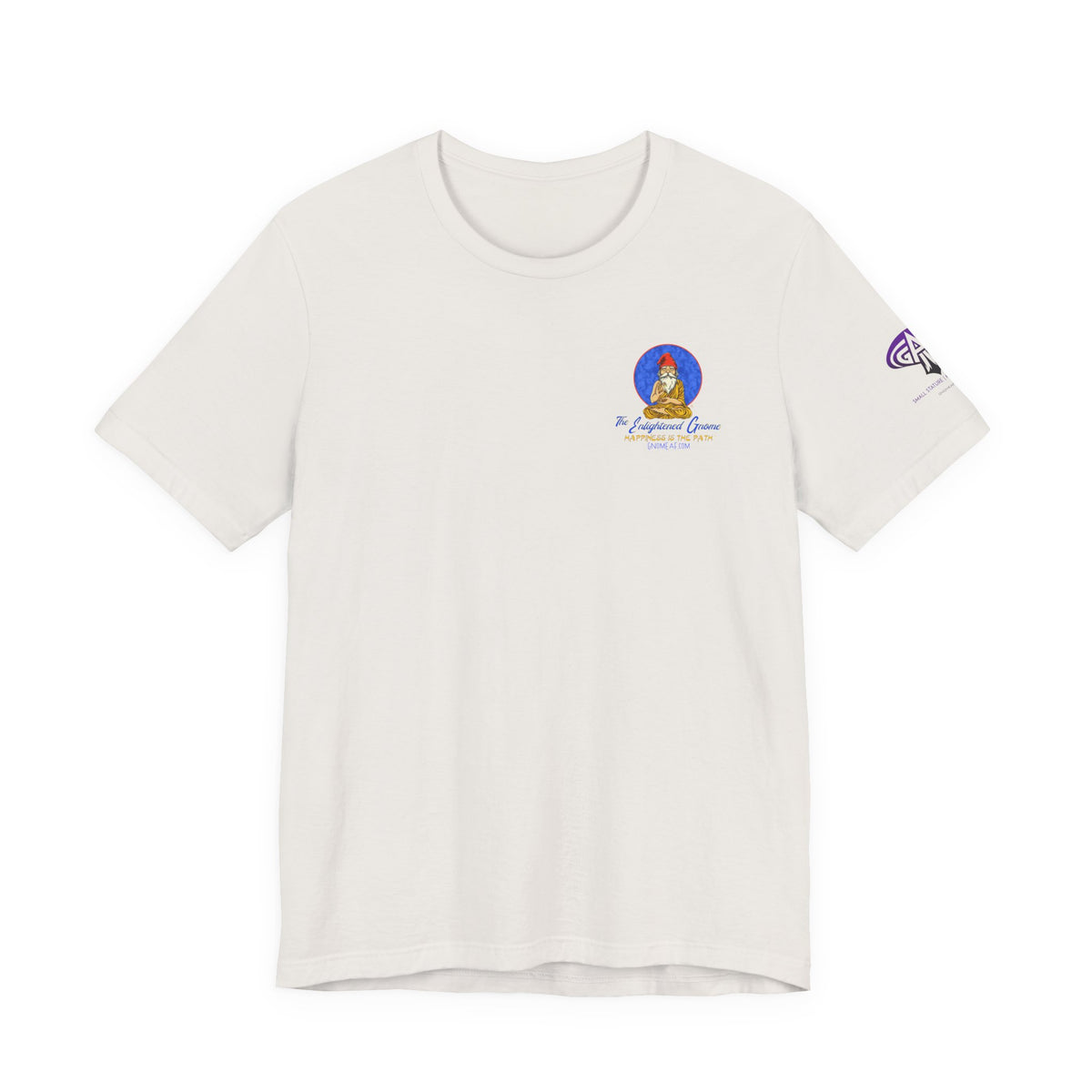 The Enlightened Gnome Logo Tee - Happiness is the Path