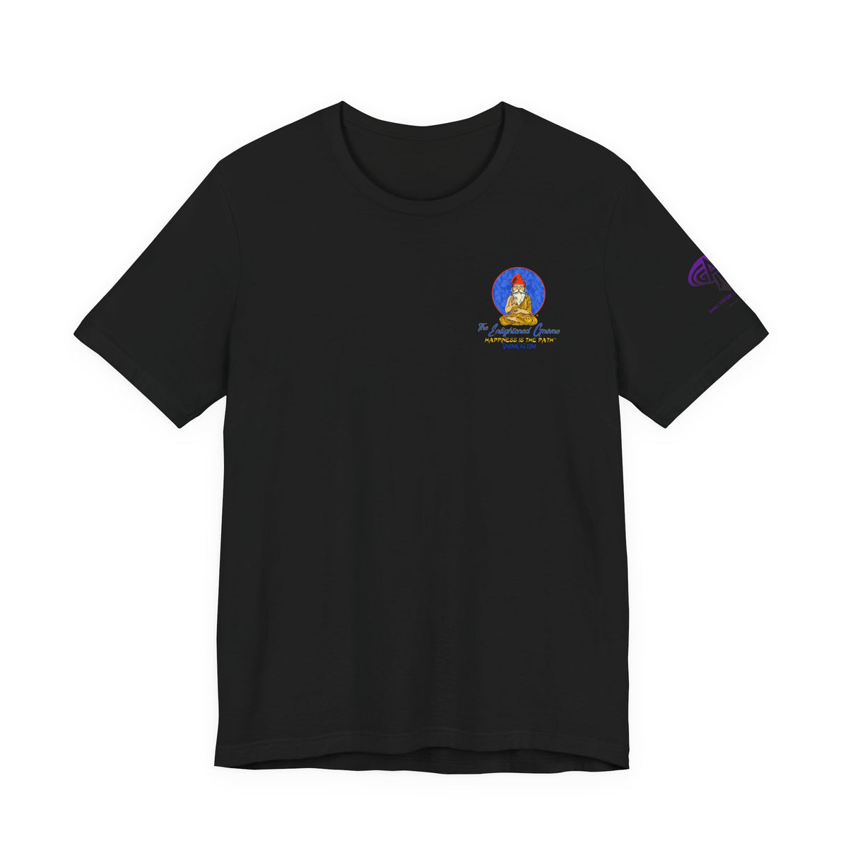 The Enlightened Gnome Logo Tee - Happiness is the Path