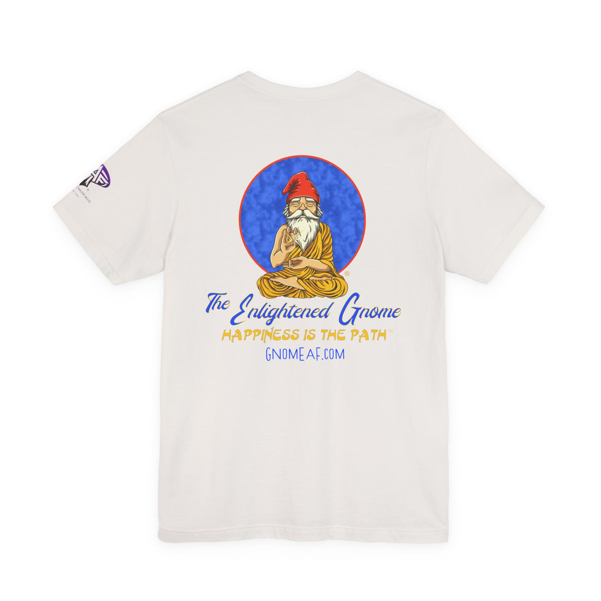 The Enlightened Gnome Logo Tee - Happiness is the Path